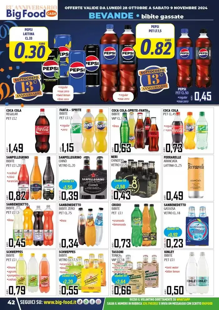 Festeggiamo il nostro 13 anniversario da 28 ottobre a 9 novembre di 2024 - Pagina del volantino 42