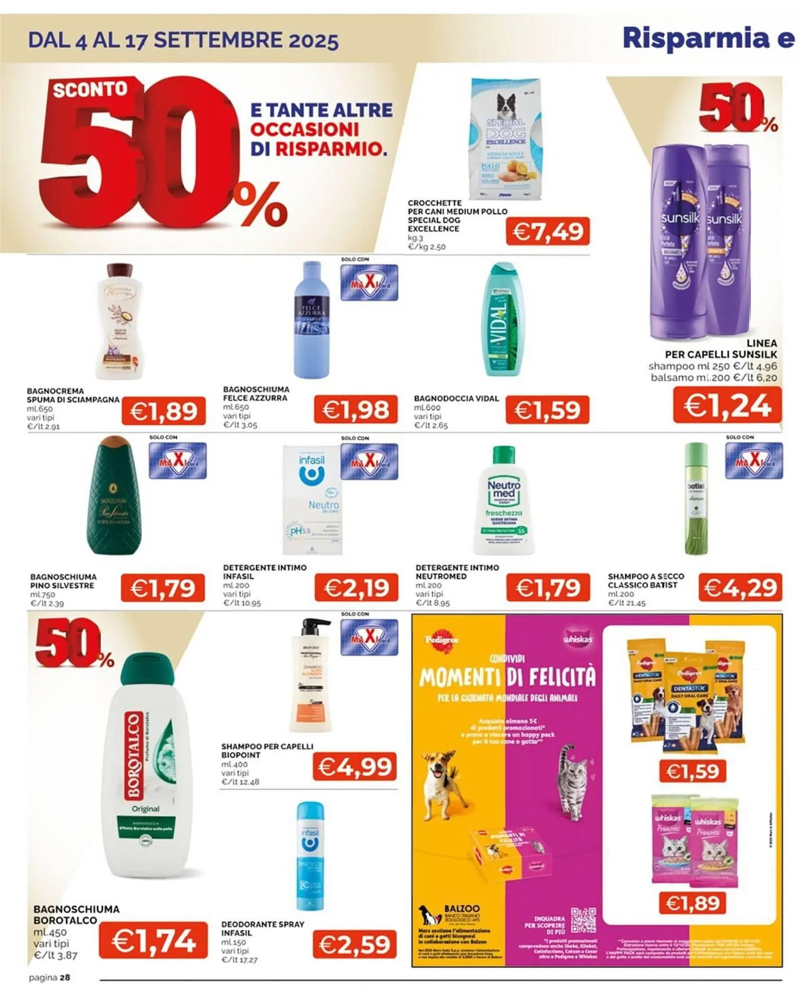 Volantino Maxisconto da 4 settembre a 17 settembre di 2025 - Pagina del volantino 28