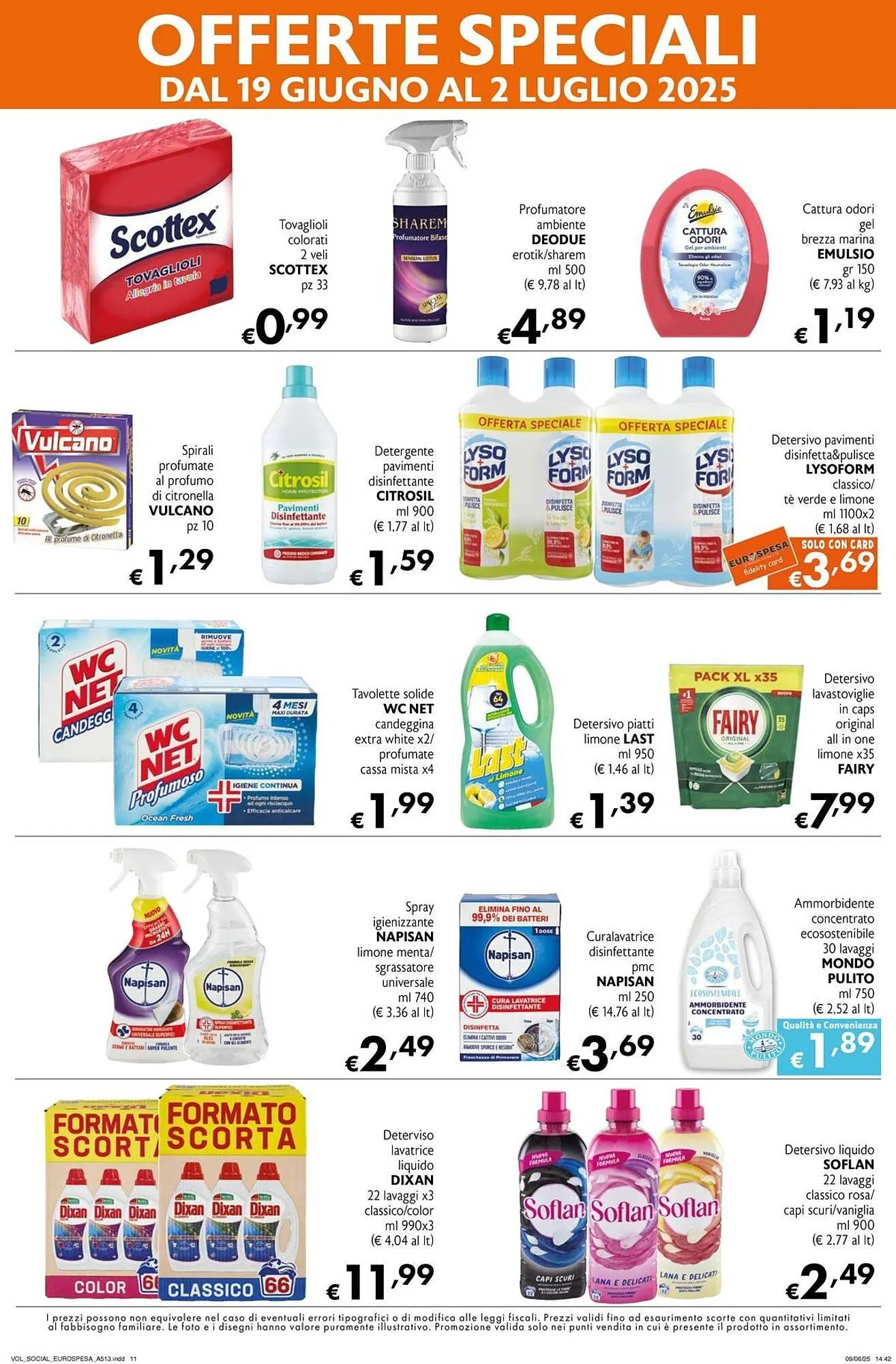 Volantino Eurospesa da 19 giugno a 2 luglio di 2025 - Pagina del volantino 11