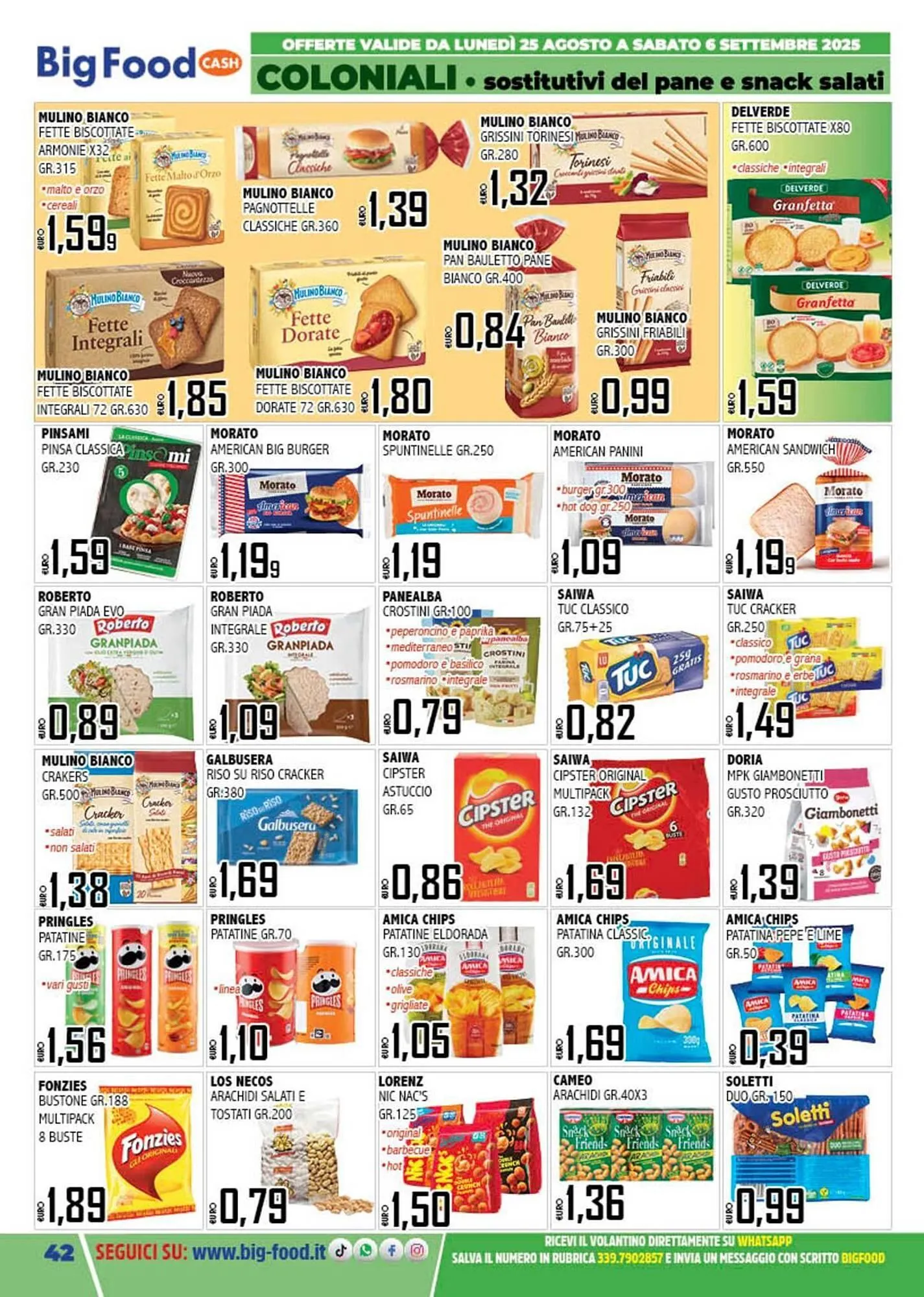 Volantino Big Food da 25 agosto a 6 settembre di 2025 - Pagina del volantino 42