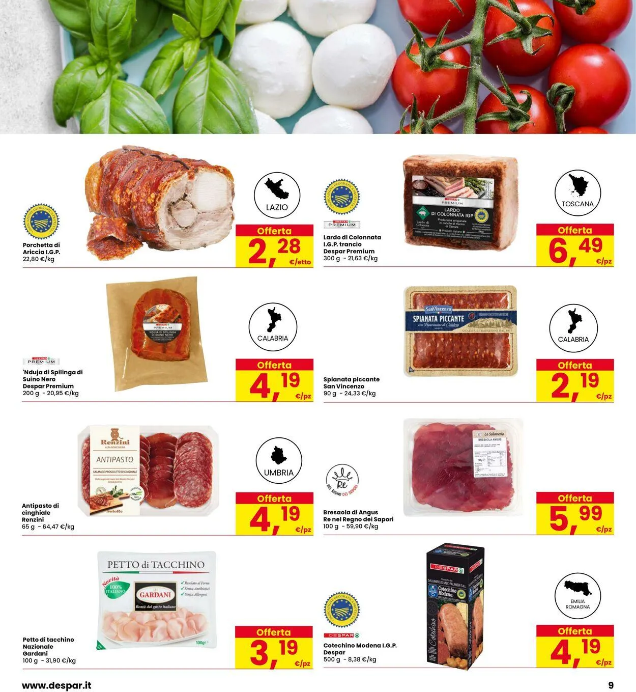 Interspar Volantino attuale da 6 novembre a 19 novembre di 2025 - Pagina del volantino 9