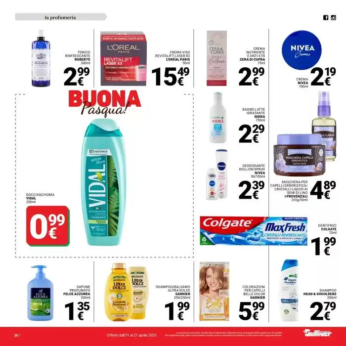 Buona Pasqua da 11 aprile a 21 aprile di 2025 - Pagina del volantino 20