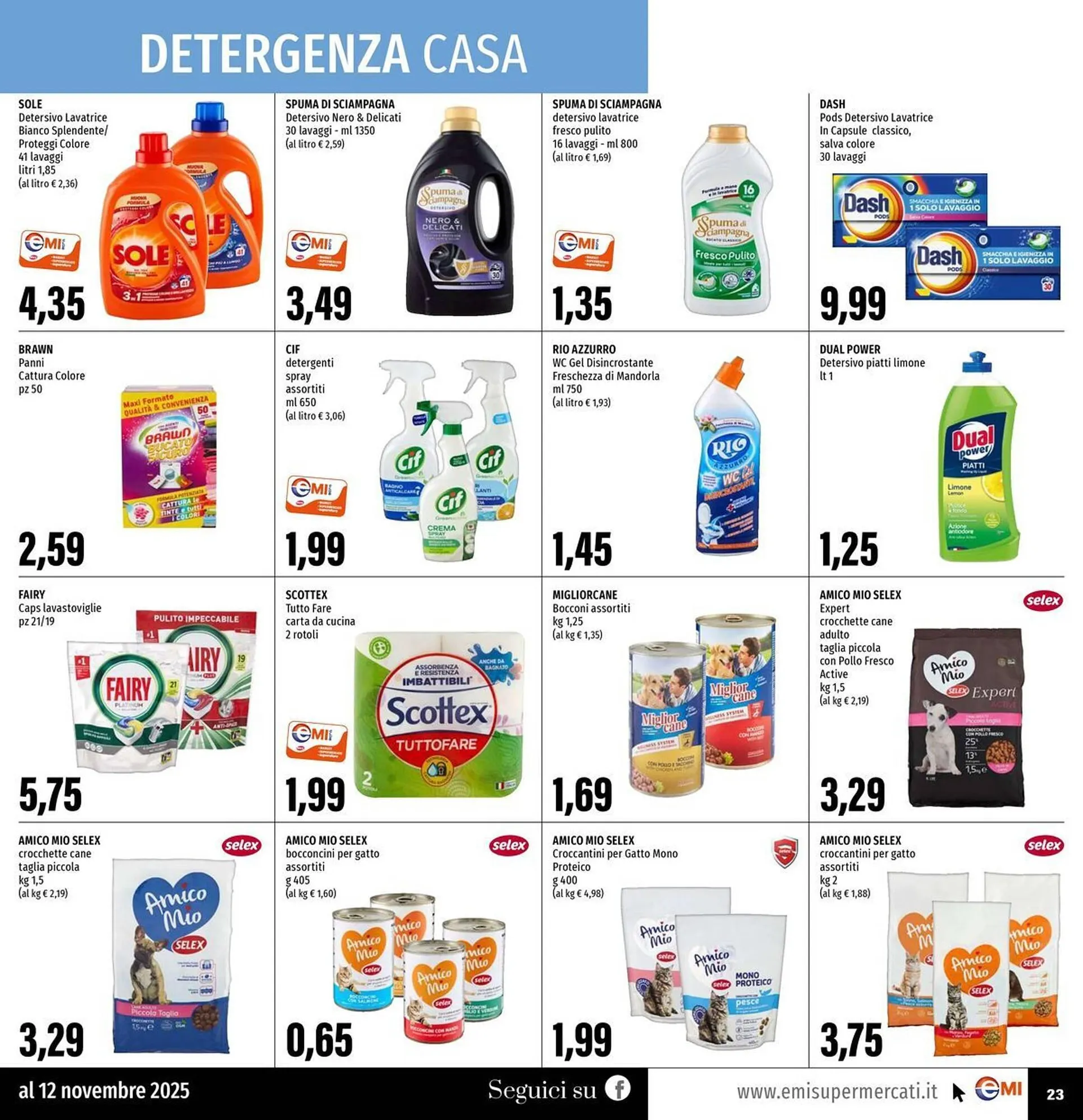 Volantino Emi Supermercati da 30 ottobre a 12 novembre di 2025 - Pagina del volantino 23