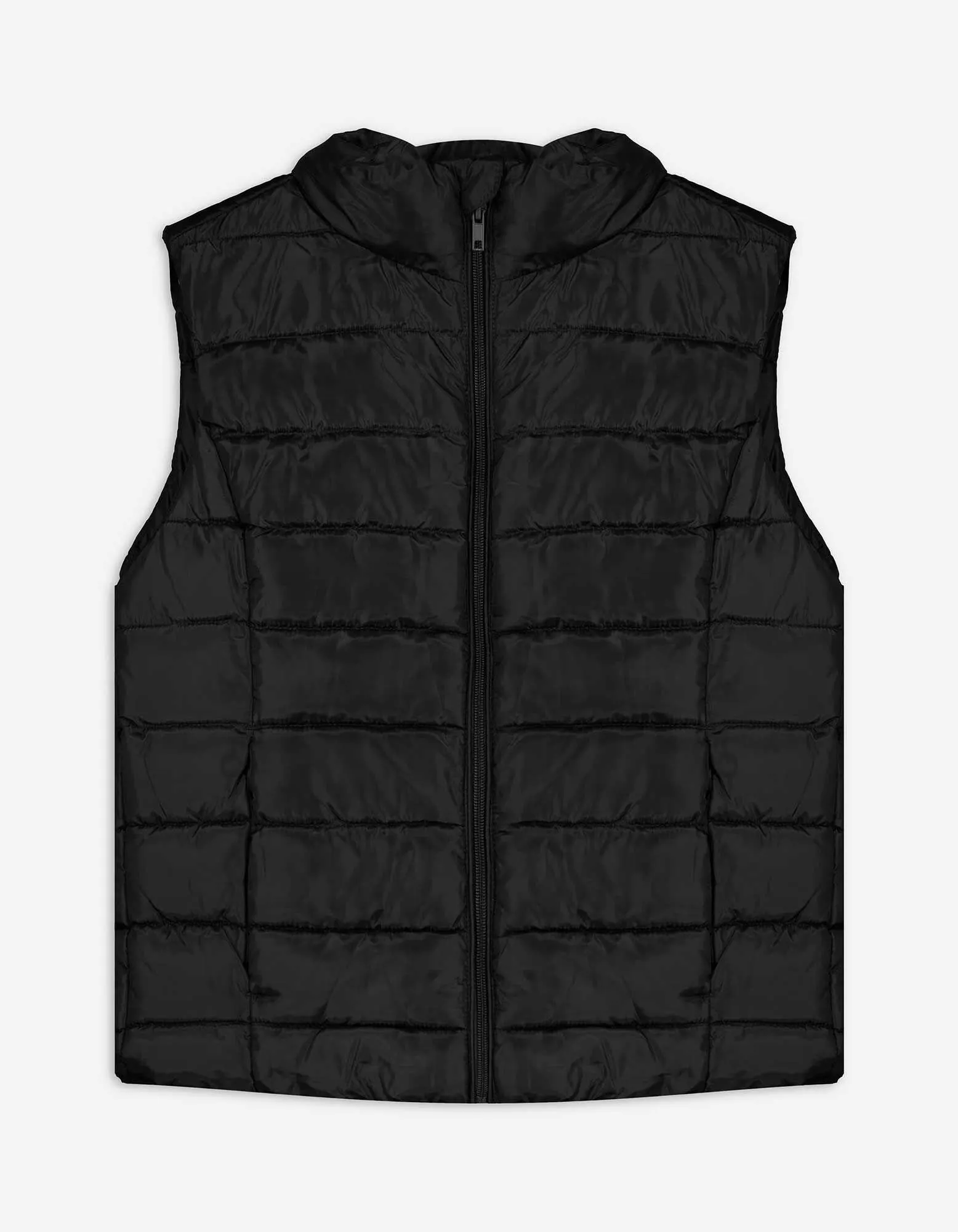 Gilet trapuntato - Cuciture impunturate - nero