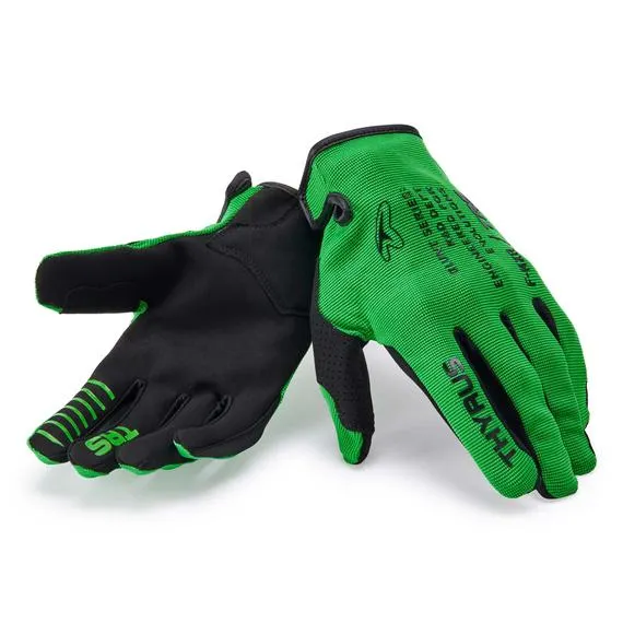 Guanti da cross e enduro Blunt Verde Acid/Nero