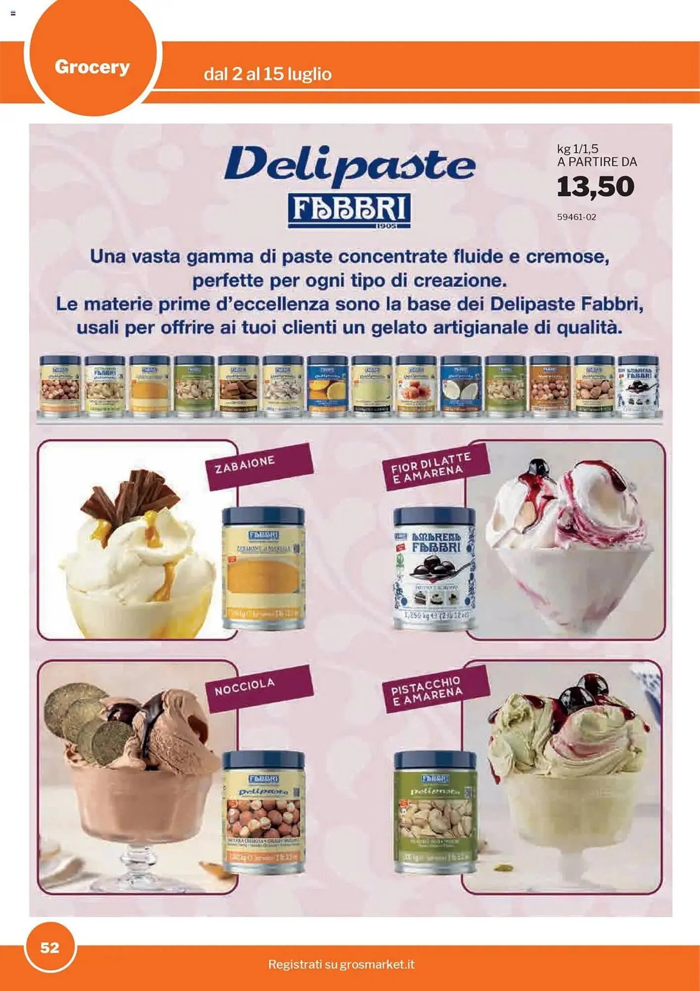 Volantino GrosMarket da 2 luglio a 15 luglio di 2025 - Pagina del volantino 52