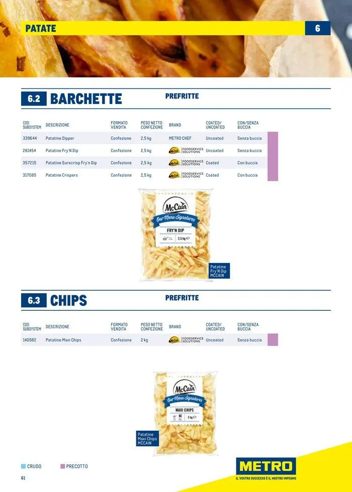 Catalogo Surgelati 2024 da 21 maggio a 31 maggio di 2025 - Pagina del volantino 61