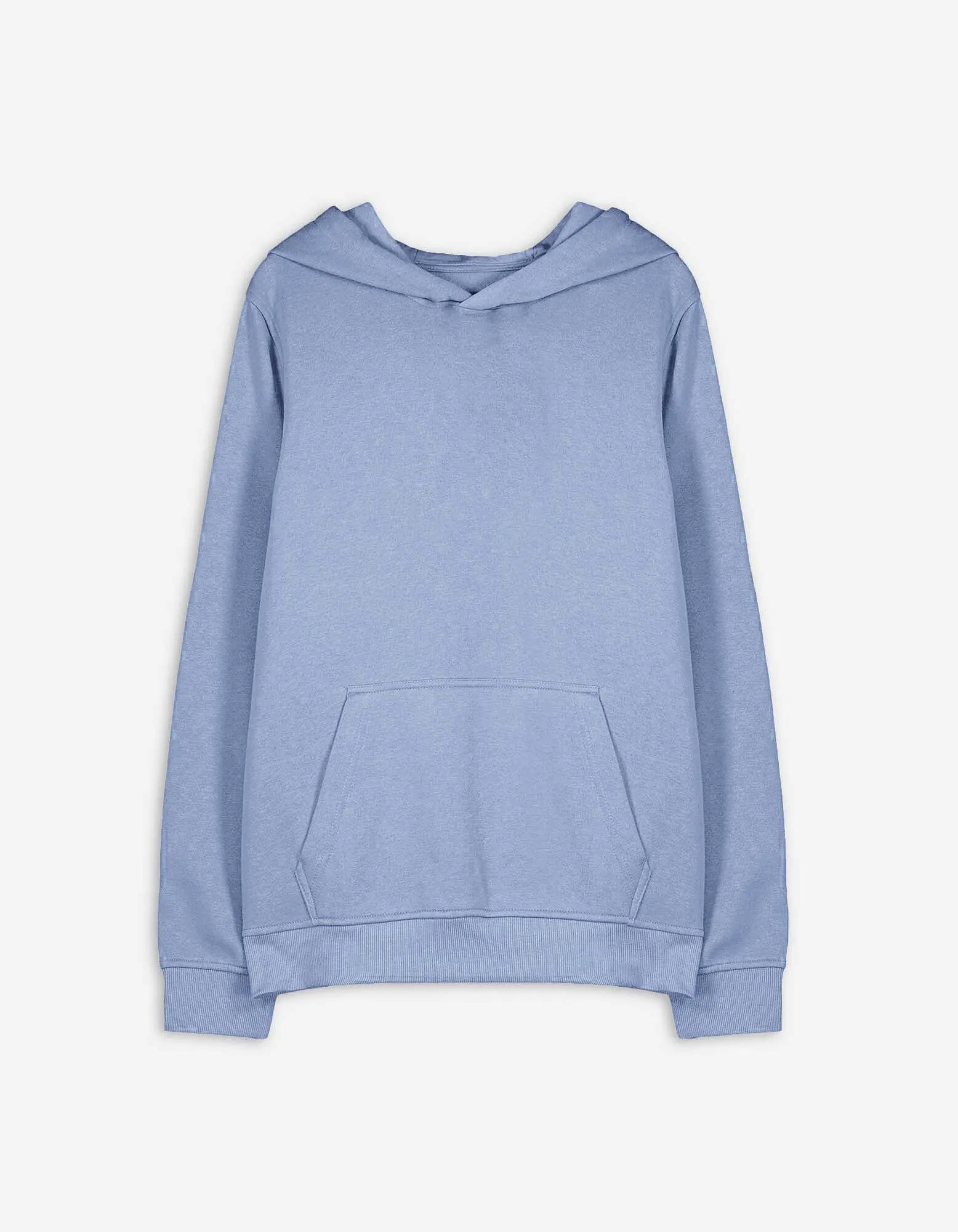 Felpa con cappuccio - Vestibilità comoda - celeste