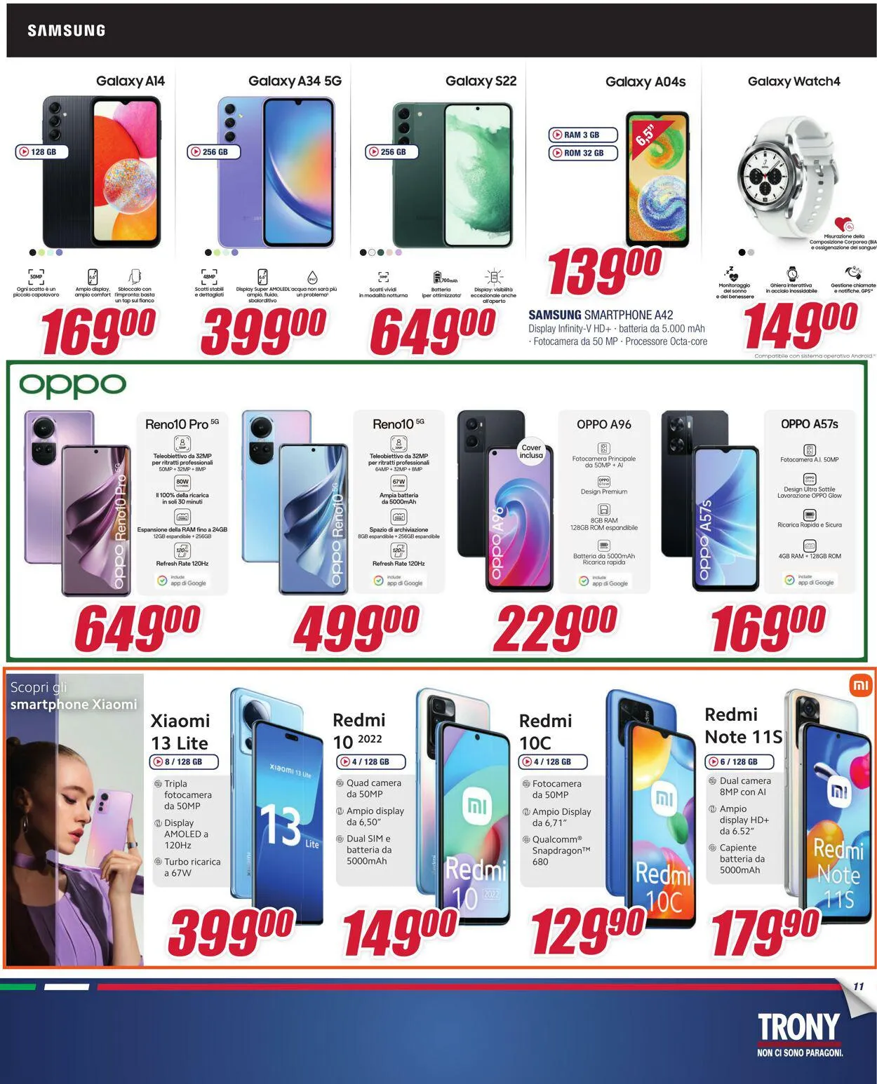 Trony - Napoli Volantino attuale da 20 luglio a 6 agosto di 2023 - Pagina del volantino 11