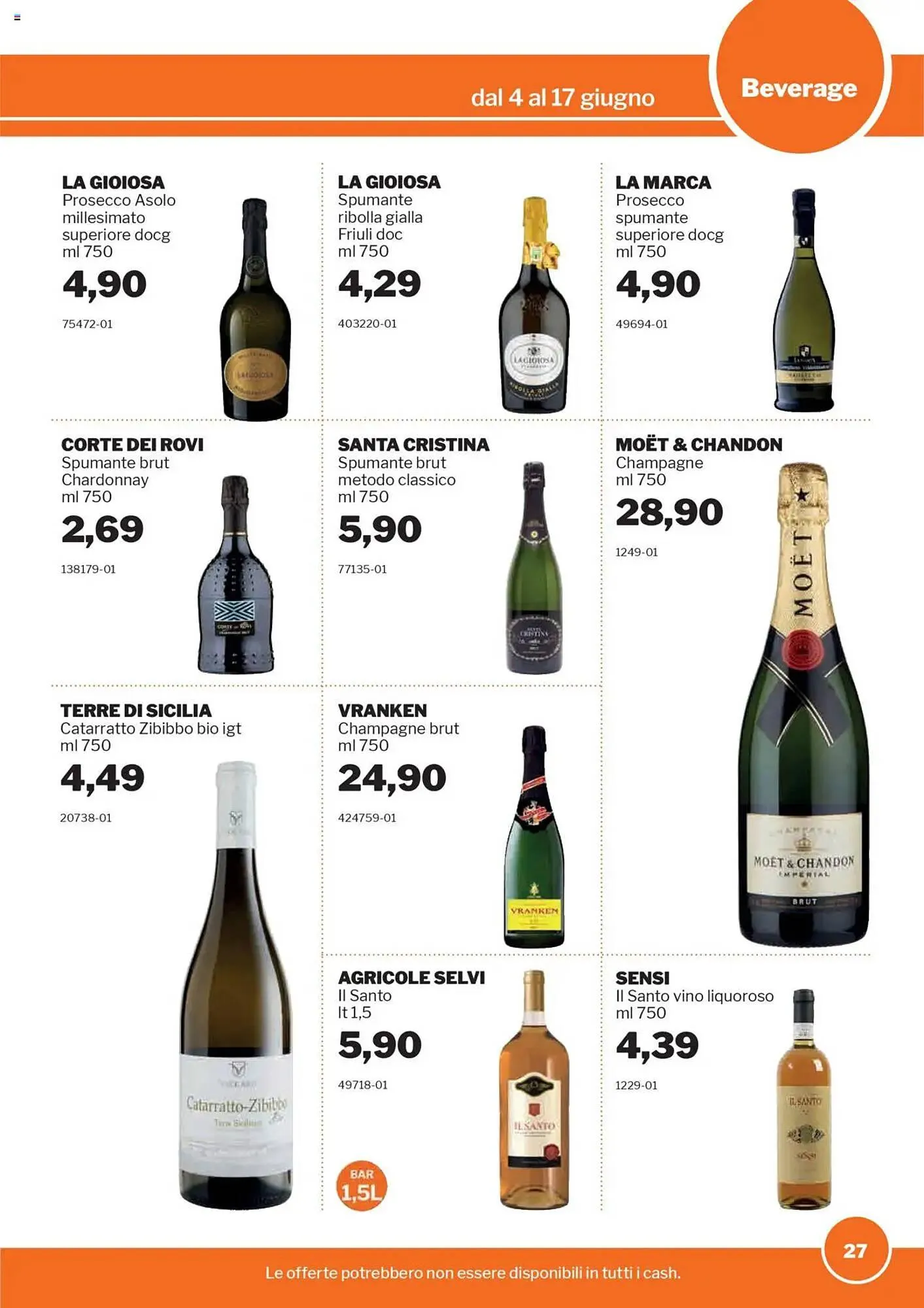 Volantino GrosMarket da 4 giugno a 17 giugno di 2025 - Pagina del volantino 27