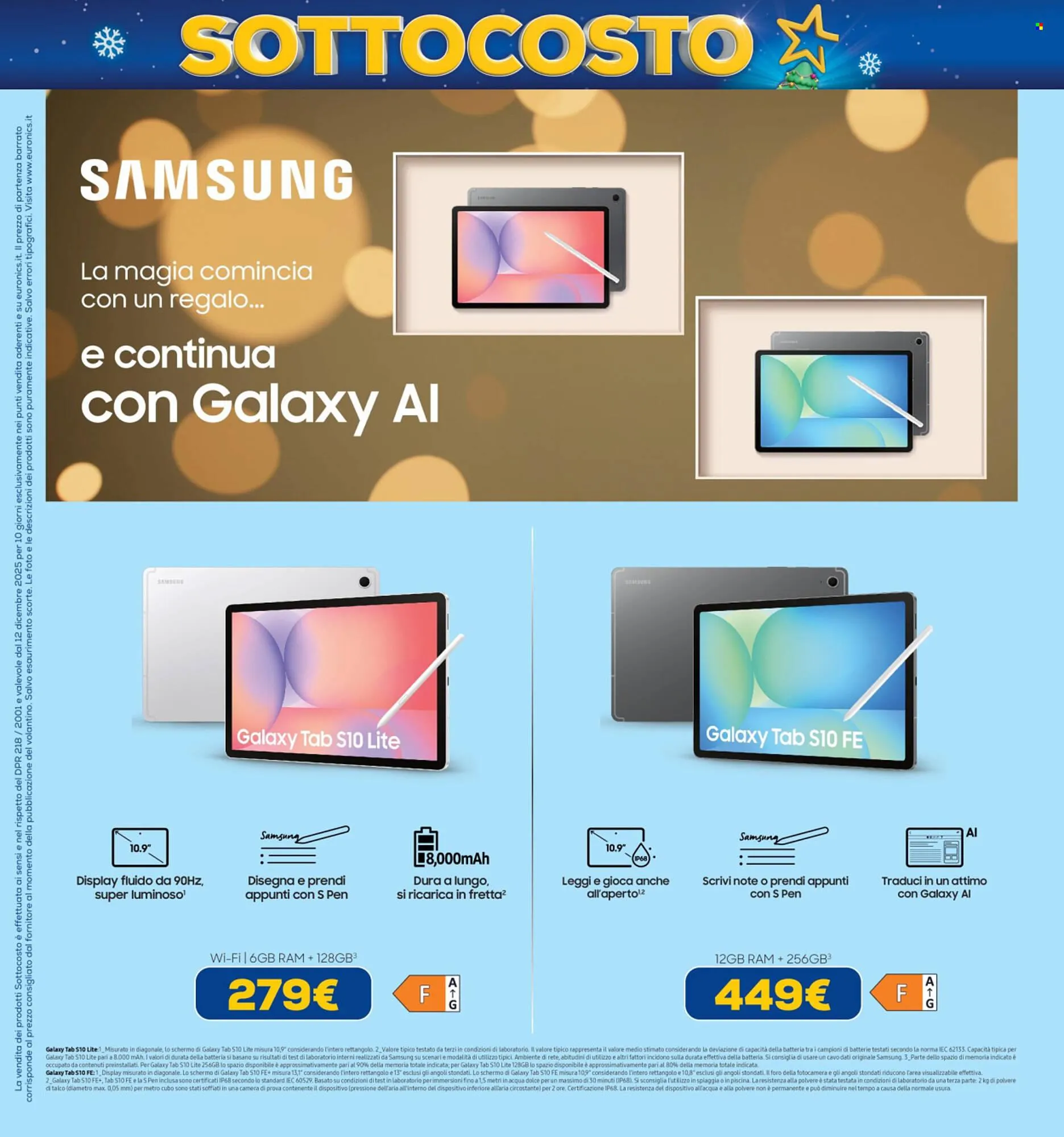 Volantino Euronics da 12 dicembre a 24 dicembre di 2025 - Pagina del volantino 23