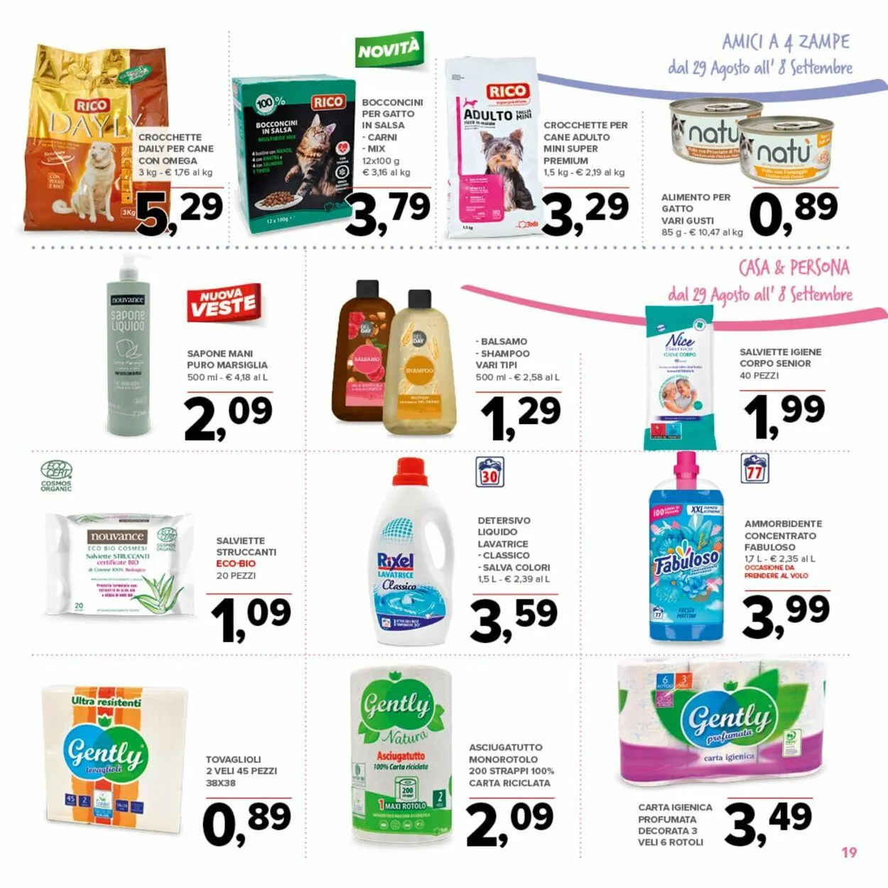 Todis Volantino attuale da 4 settembre a 18 settembre di 2024 - Pagina del volantino 19