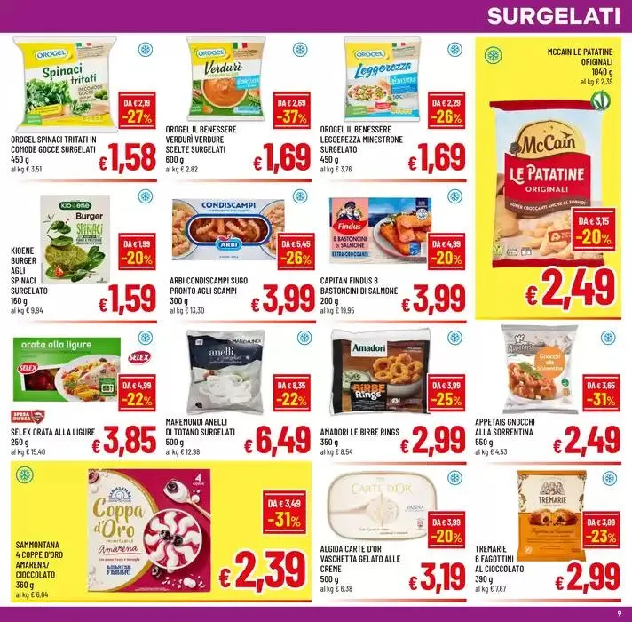 SCONTI FINO AL 50% da 31 marzo a 8 aprile di 2025 - Pagina del volantino 9