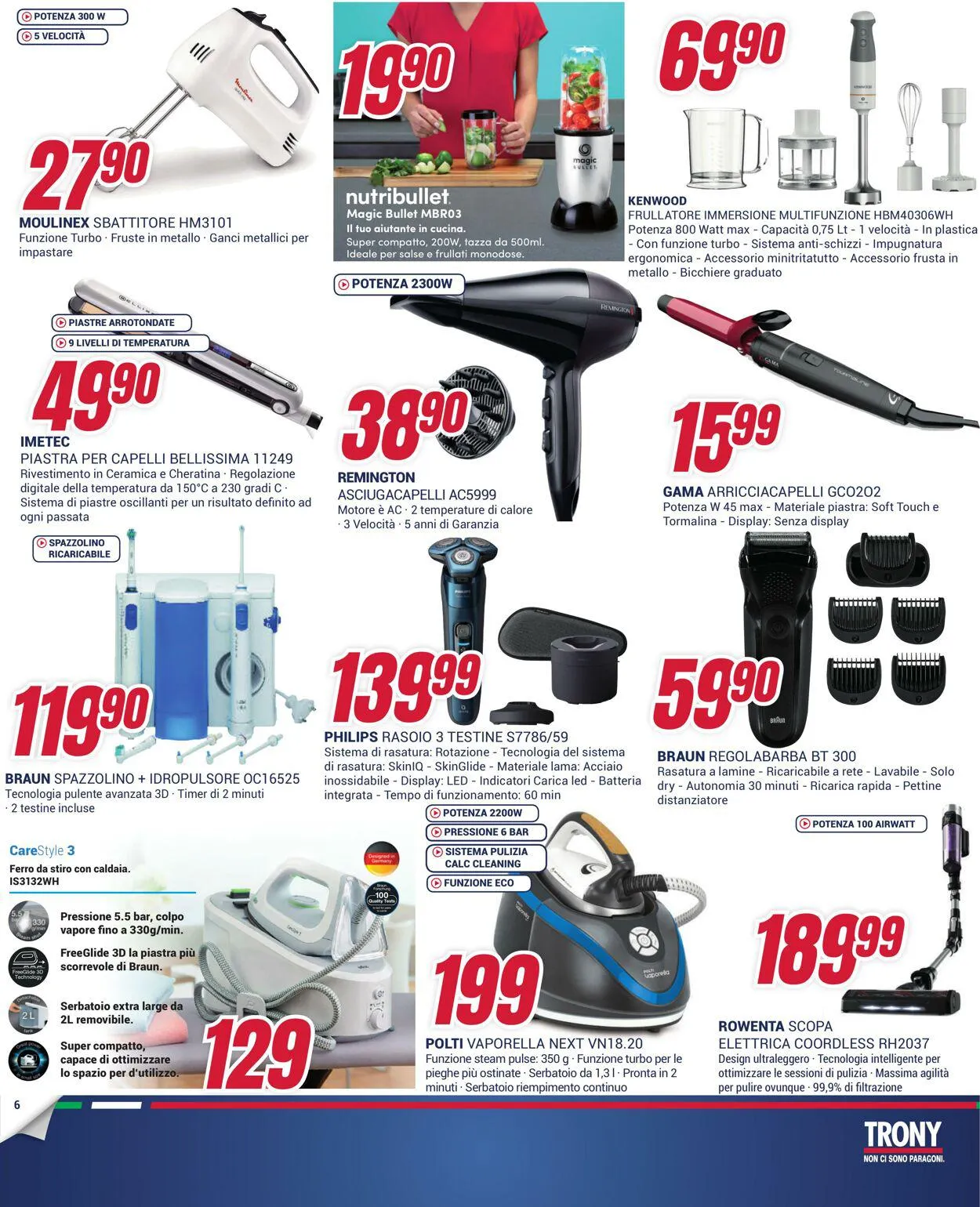 Trony - Napoli Volantino attuale da 19 gennaio a 31 gennaio di 2024 - Pagina del volantino 6