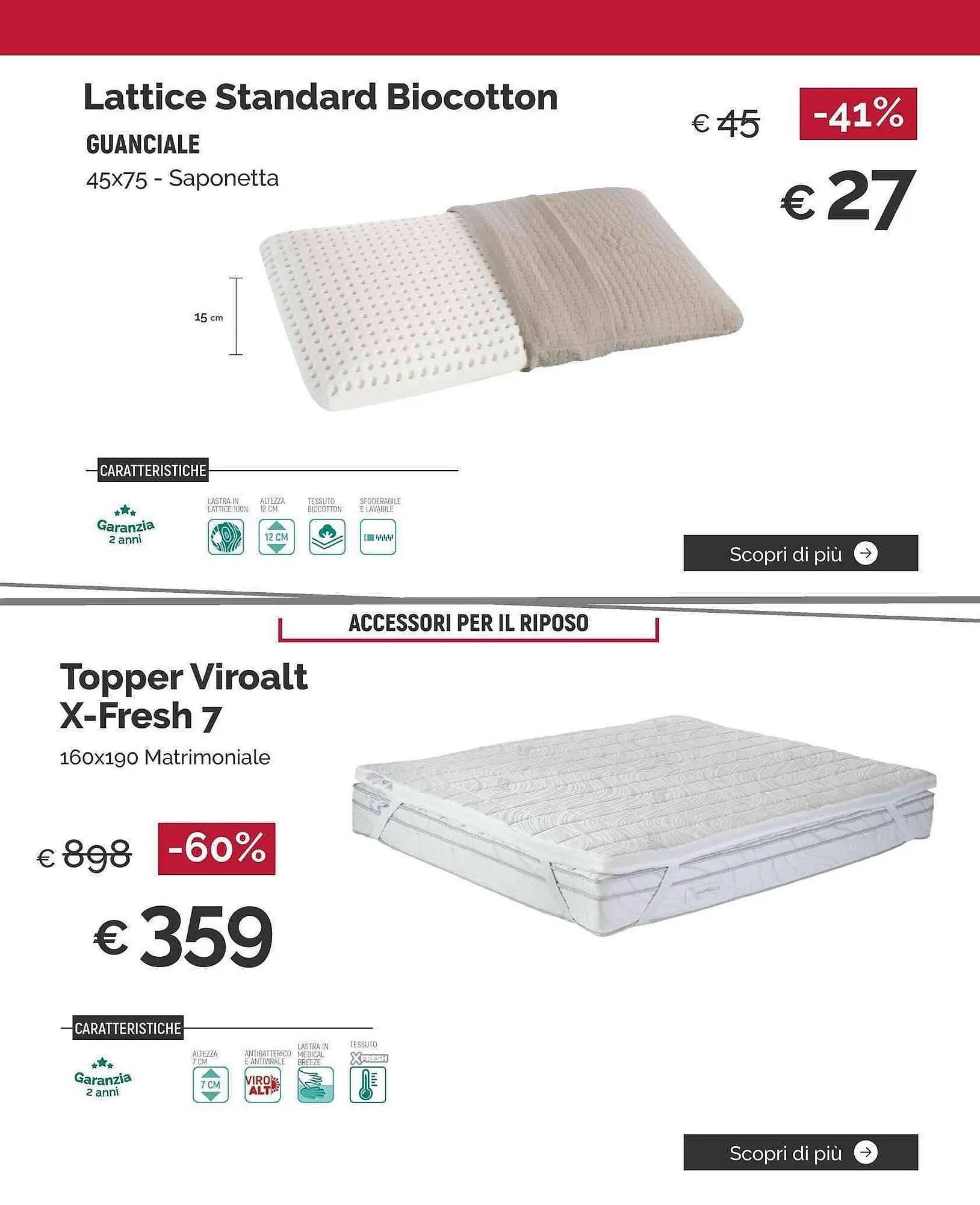 Volantino Materassi e Materassi da 23 settembre a 31 dicembre di 2024 - Pagina del volantino 28