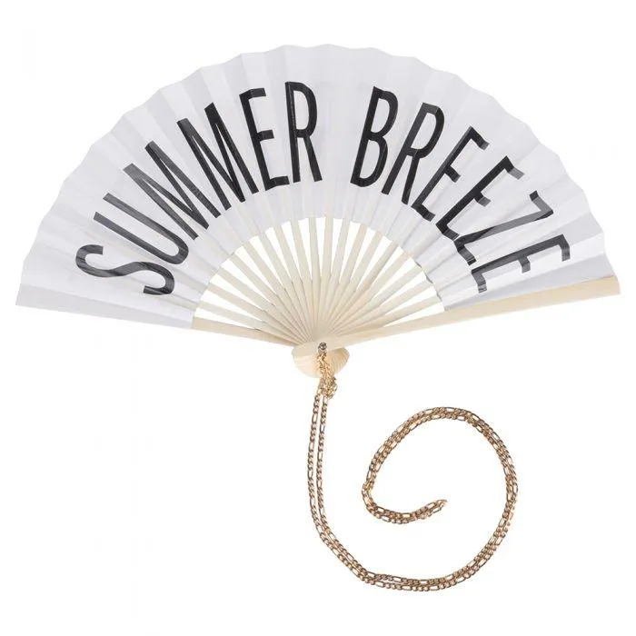 Ventaglio Summer Breeze, manico in bambù, Bigismore