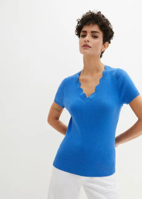 Maglione a maniche corte