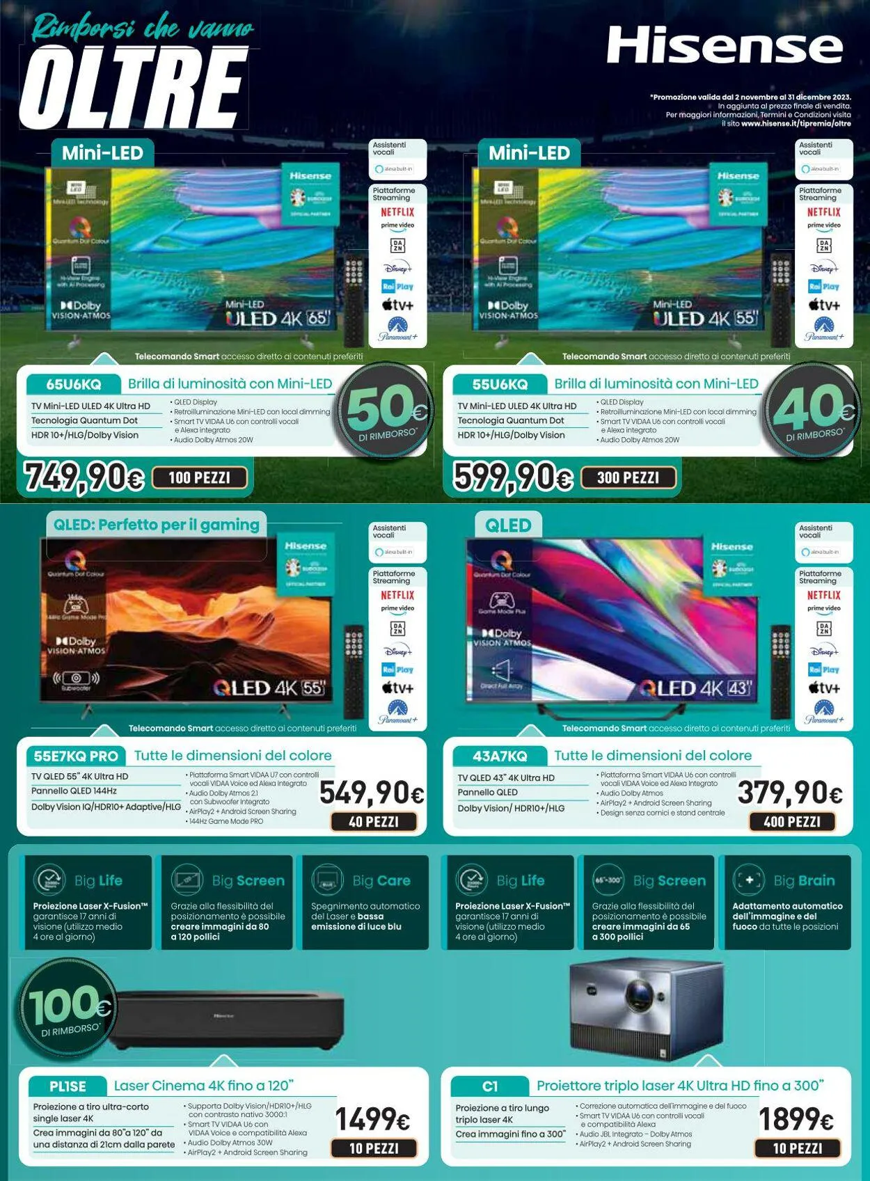 Unieuro - Black Friday 2023 da 9 novembre a 15 novembre di 2023 - Pagina del volantino 26