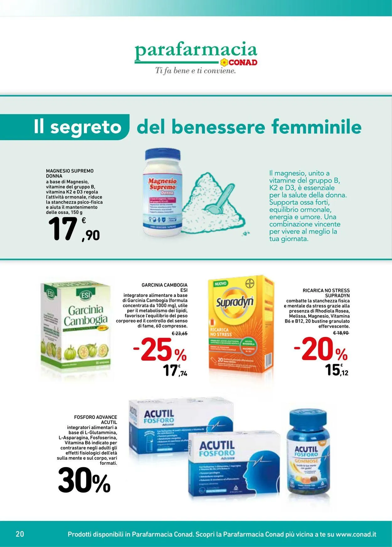 Conad - Spazio - Milano Volantino attuale da 16 maggio a 12 giugno di 2025 - Pagina del volantino 20