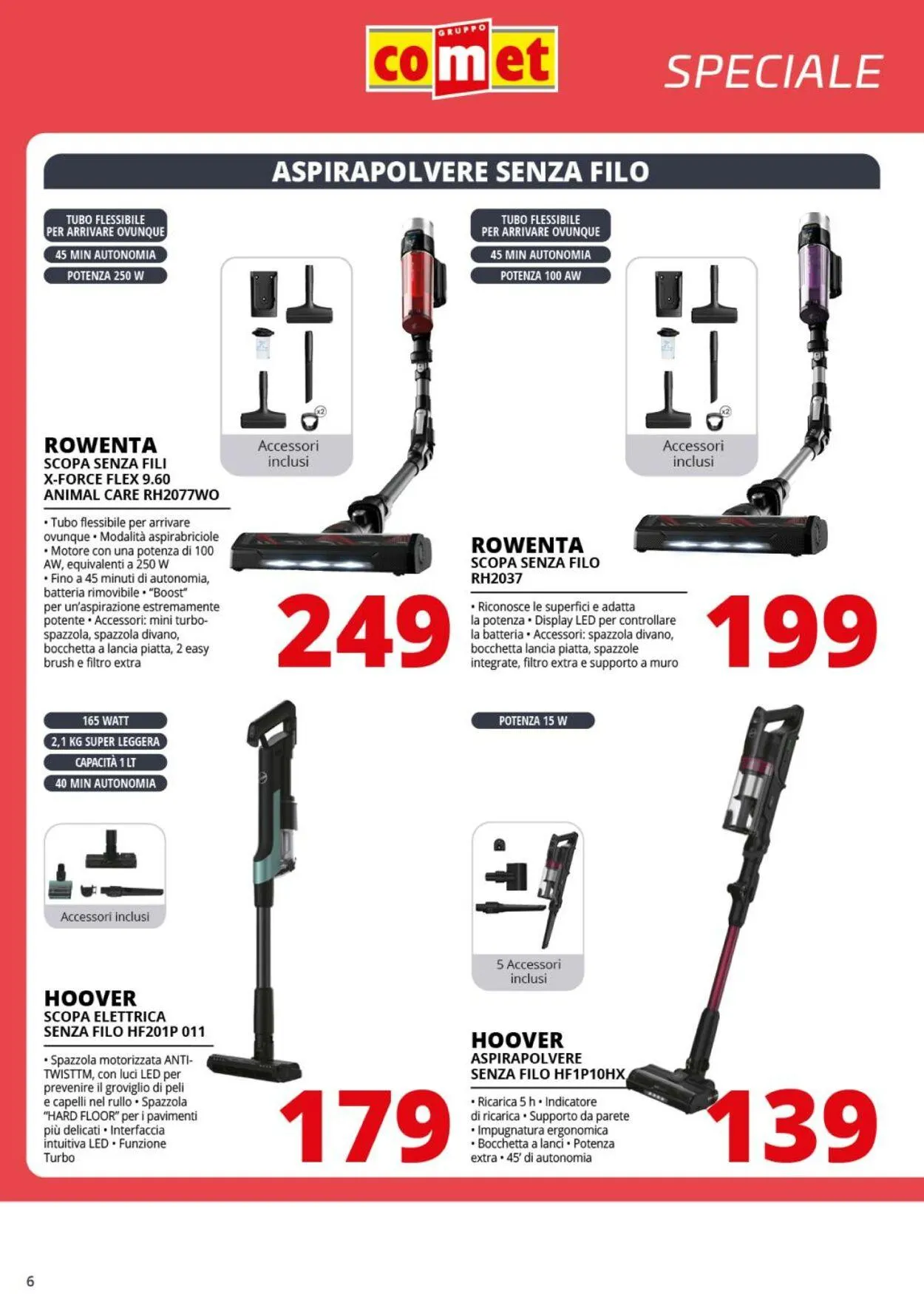 Comet Volantino attuale da 6 giugno a 18 giugno di 2025 - Pagina del volantino 6