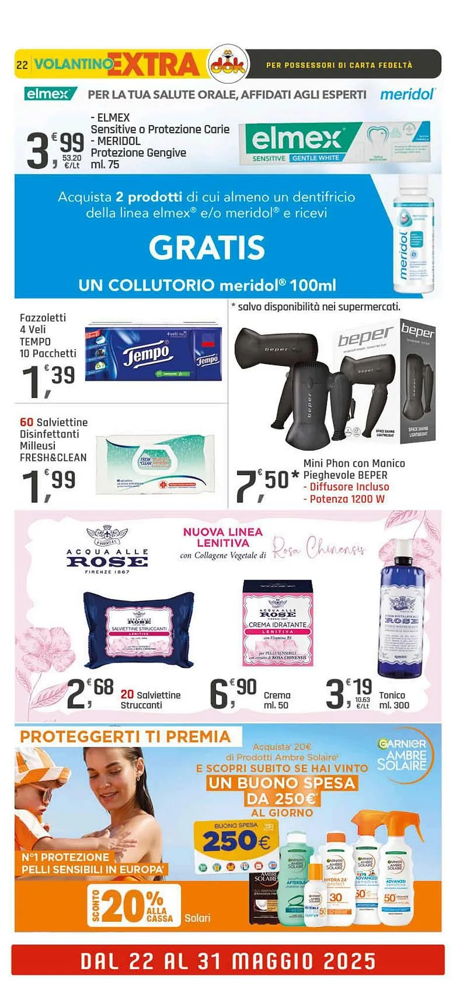 Volantino Supermercati Dok da 22 maggio a 31 maggio di 2025 - Pagina del volantino 22