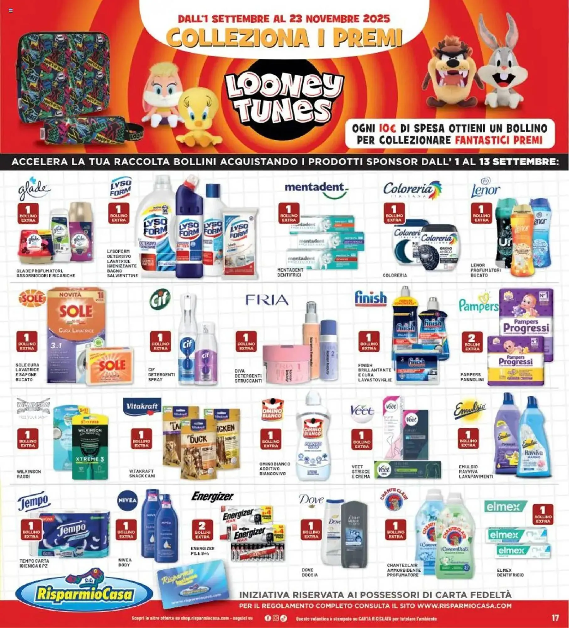 Volantino Risparmio Casa da 28 agosto a 13 settembre di 2025 - Pagina del volantino 17