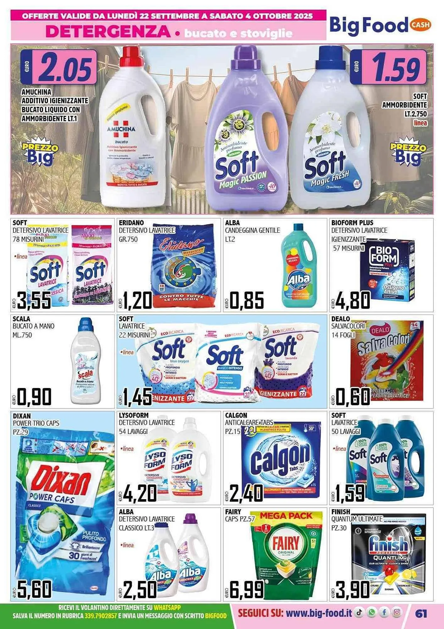 Volantino Big Food da 22 settembre a 4 ottobre di 2025 - Pagina del volantino 61