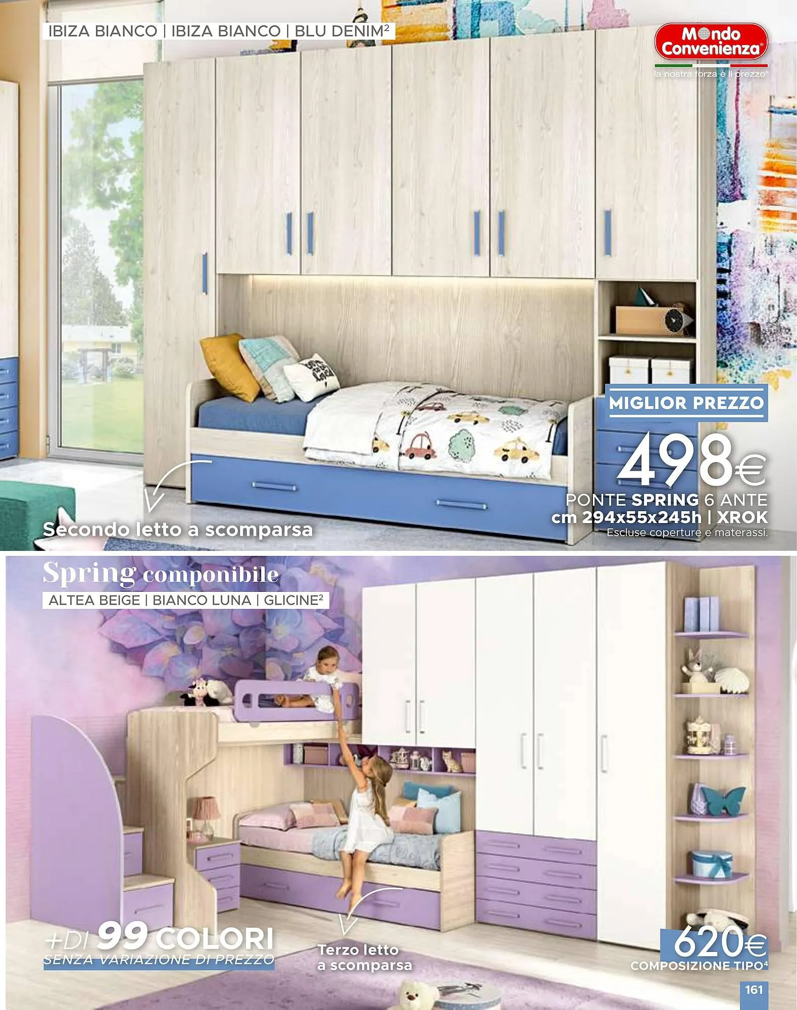 Volantino Mondo Convenienza da 1 aprile a 1 settembre di 2024 - Pagina del volantino 161