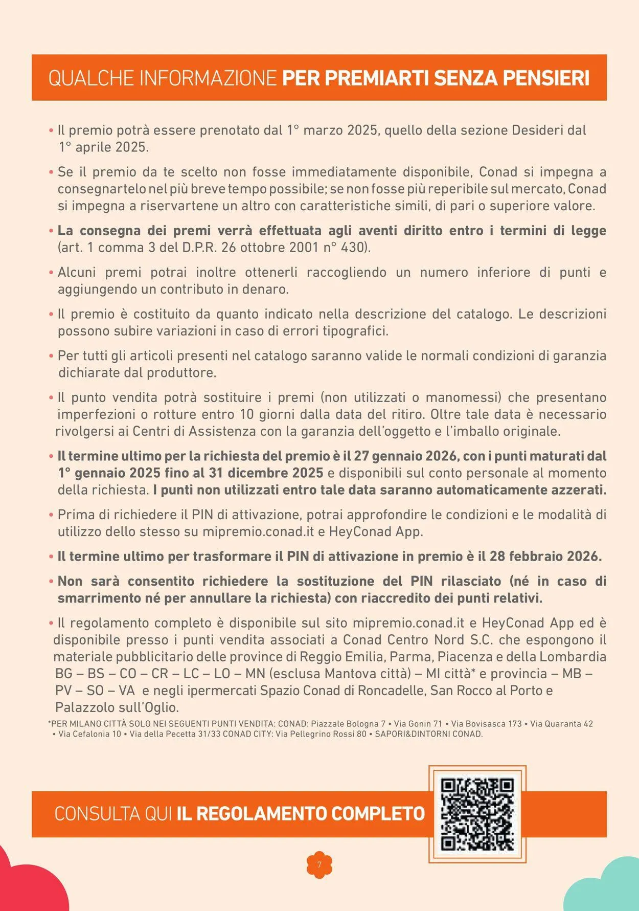 Conad - Margherita - Milano Volantino attuale da 1 marzo a 31 dicembre di 2025 - Pagina del volantino 7