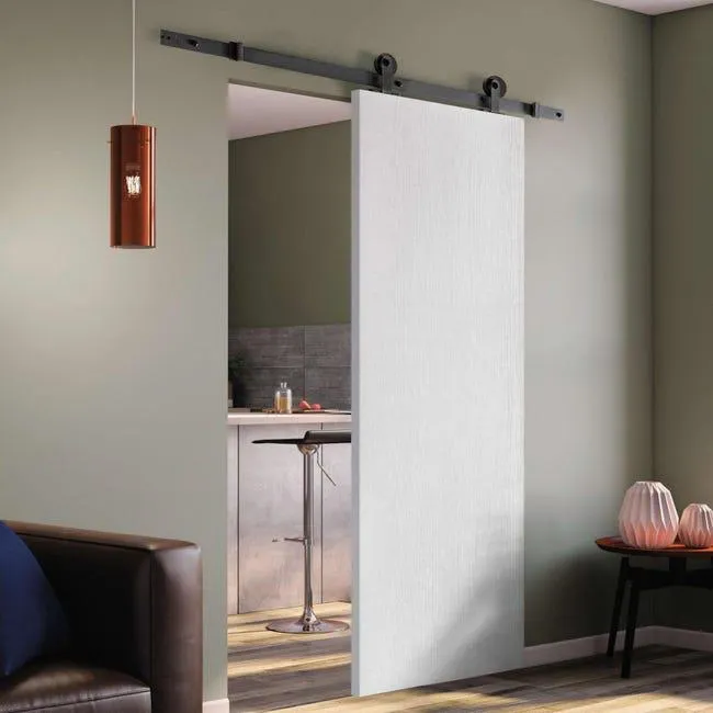 Porta scorrevole Renoir, L 92.5 x H 211.5 cm, con binario Retro