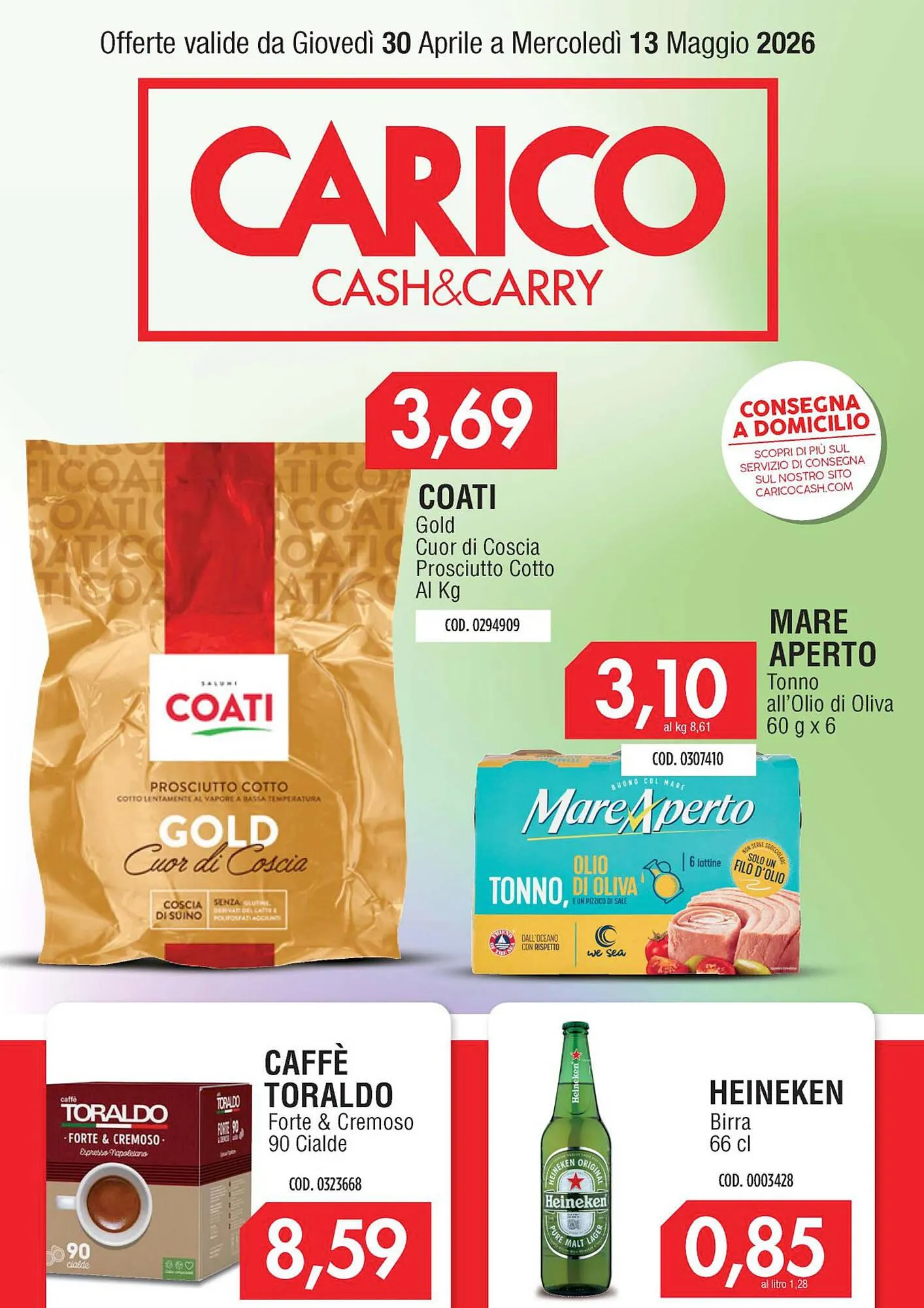 Volantino Carico Cash & Carry da 30 aprile a 13 maggio di 2026 - Pagina del volantino 1
