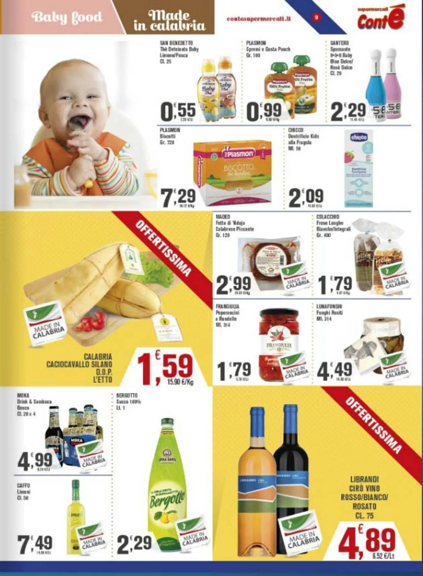 Volantino Conté Supermercati da 27 aprile a 6 maggio di 2026 - Pagina del volantino 9