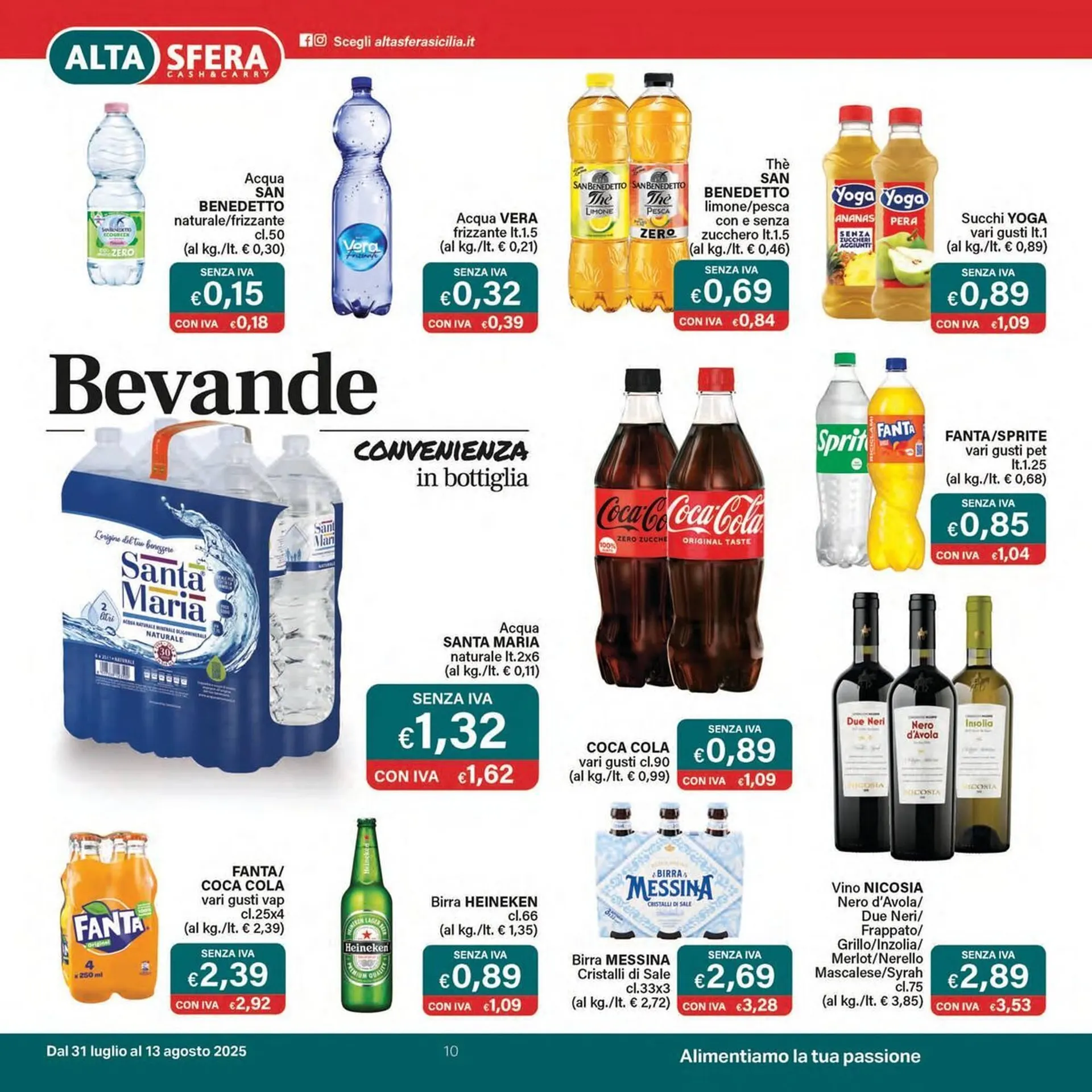 Volantino Altasfera da 31 luglio a 13 agosto di 2025 - Pagina del volantino 10