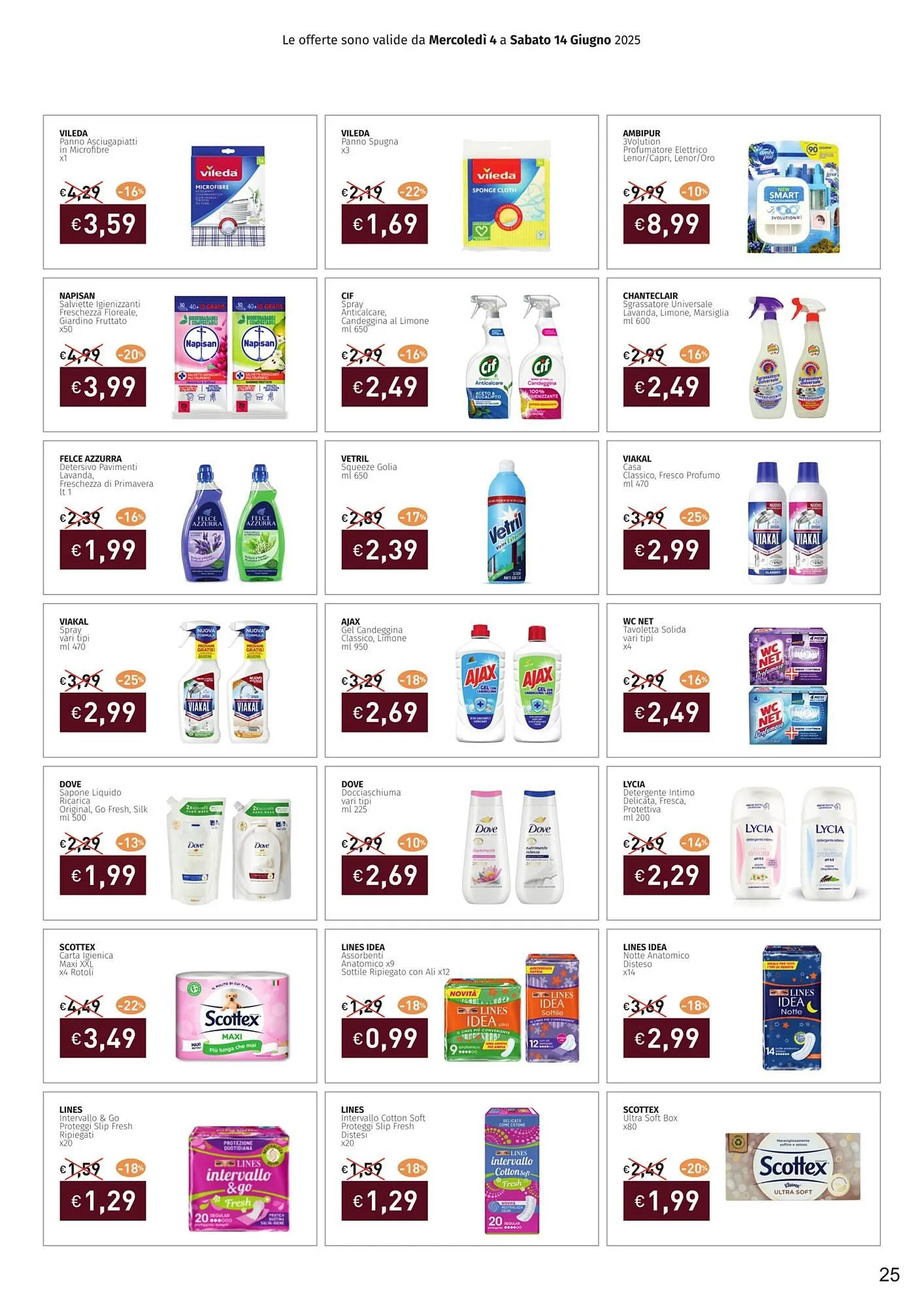 Volantino Prezzemolo e Vitale da 4 giugno a 14 giugno di 2025 - Pagina del volantino 25