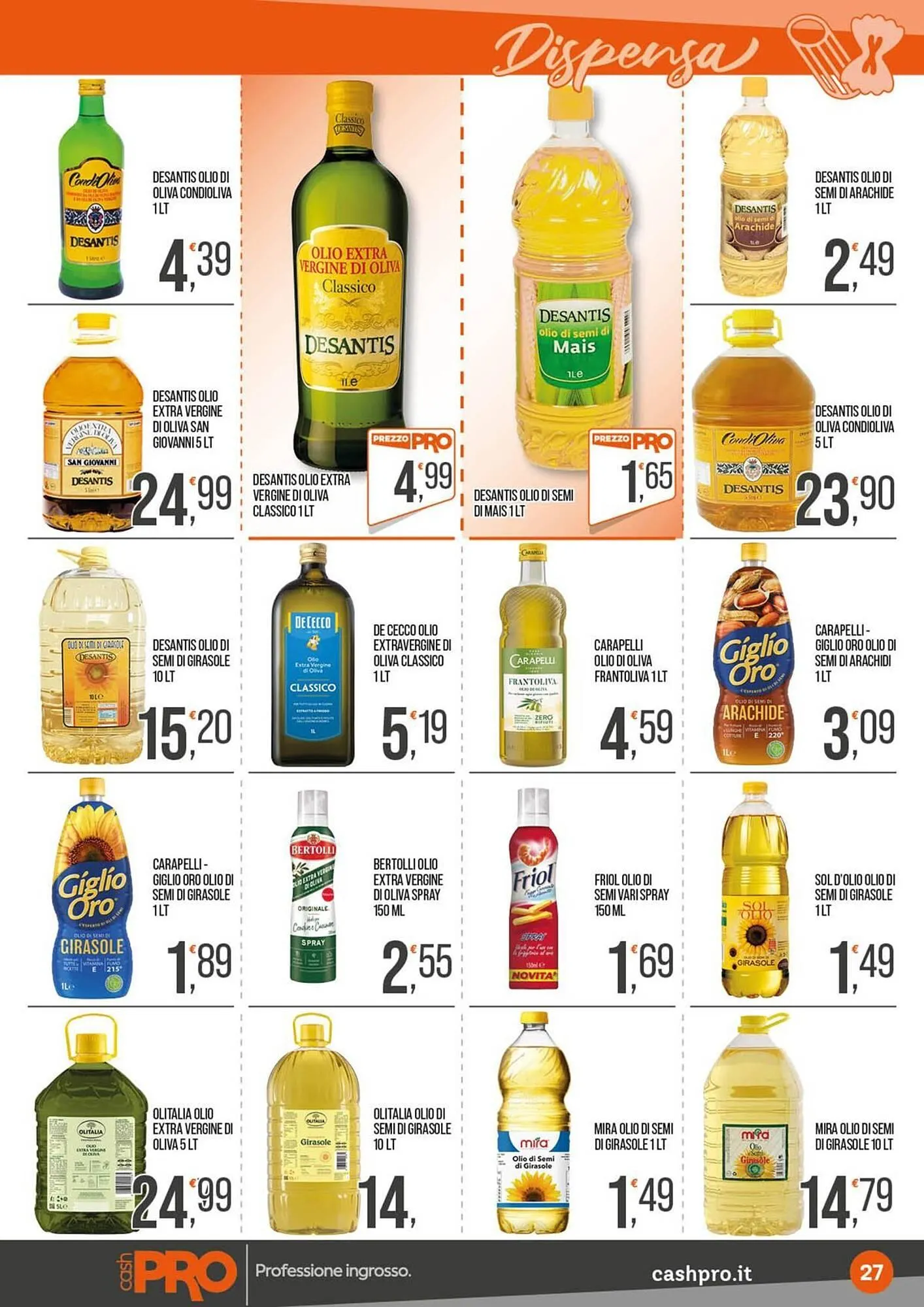 Volantino Cash pro da 20 ottobre a 2 novembre di 2025 - Pagina del volantino 27