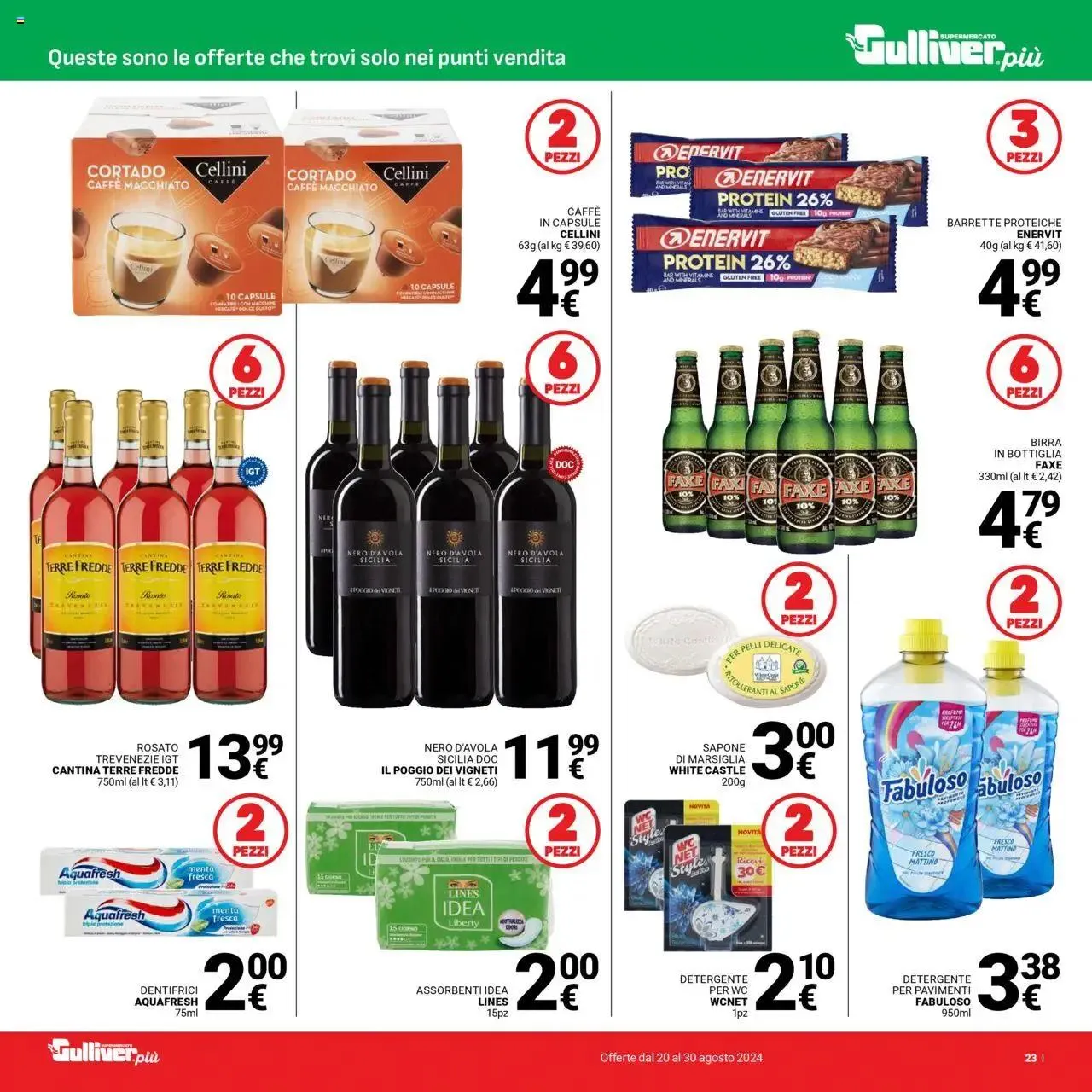 Volantino Gulliver da 20 agosto a 30 agosto di 2024 - Pagina del volantino 23