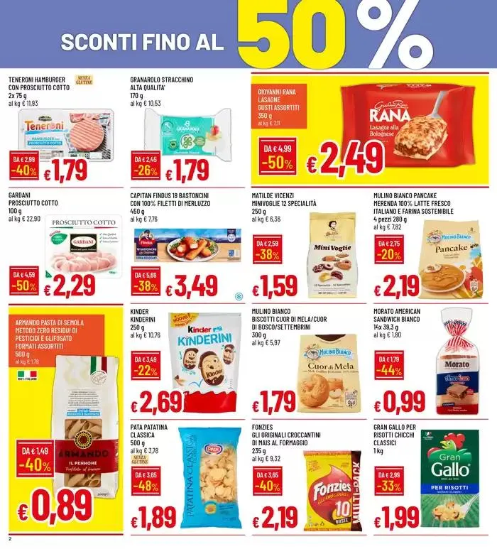 SCONTI FINO AL 50% da 24 aprile a 4 maggio di 2025 - Pagina del volantino 2
