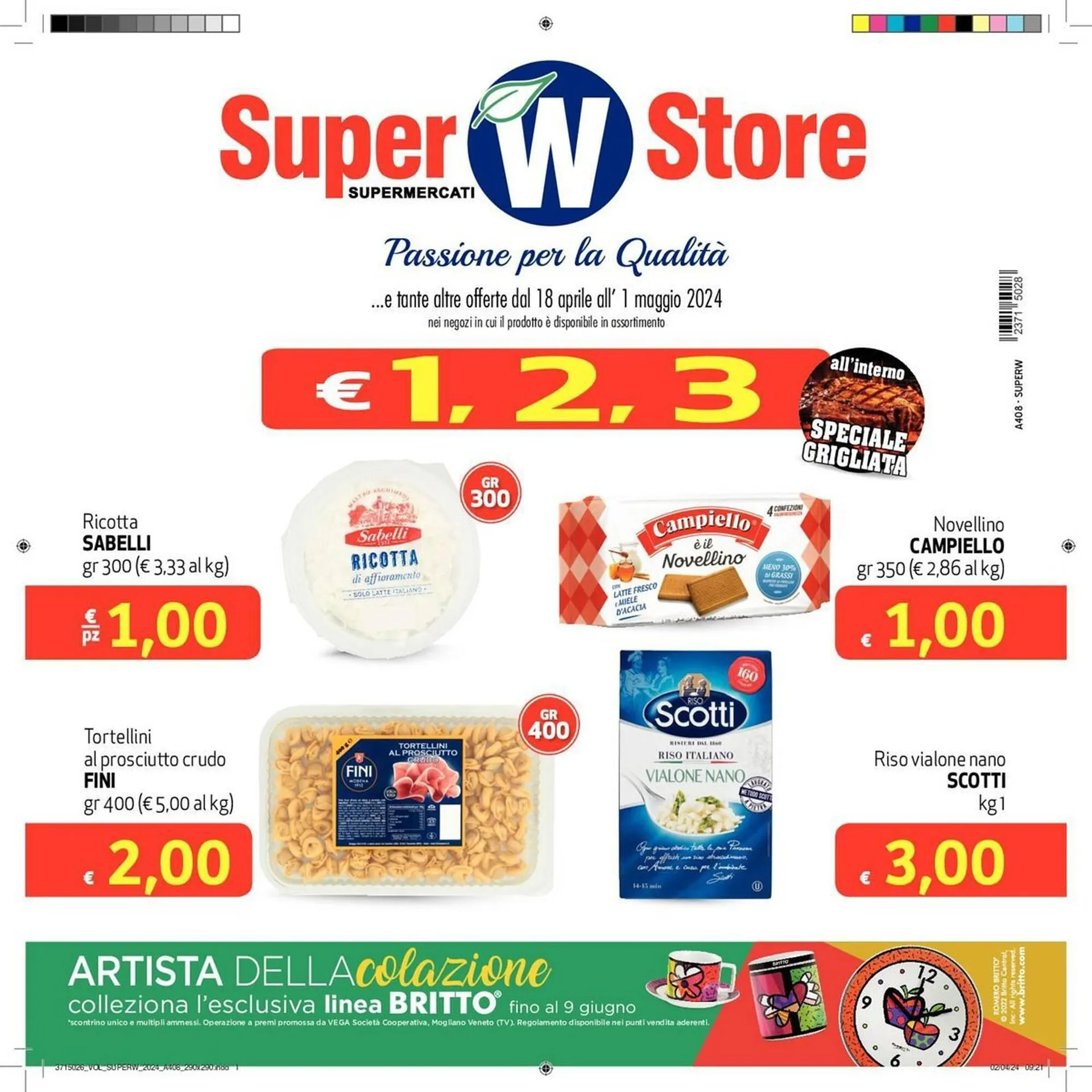 Volantino SuperW da 18 aprile a 1 maggio di 2024 - Pagina del volantino 1