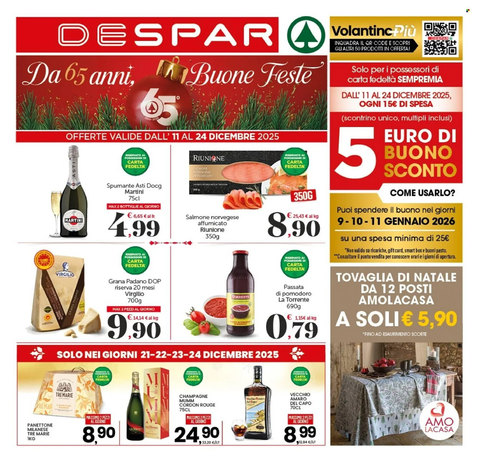 Volantino Despar da 11 dicembre a 24 dicembre di 2025 - Pagina del volantino 1