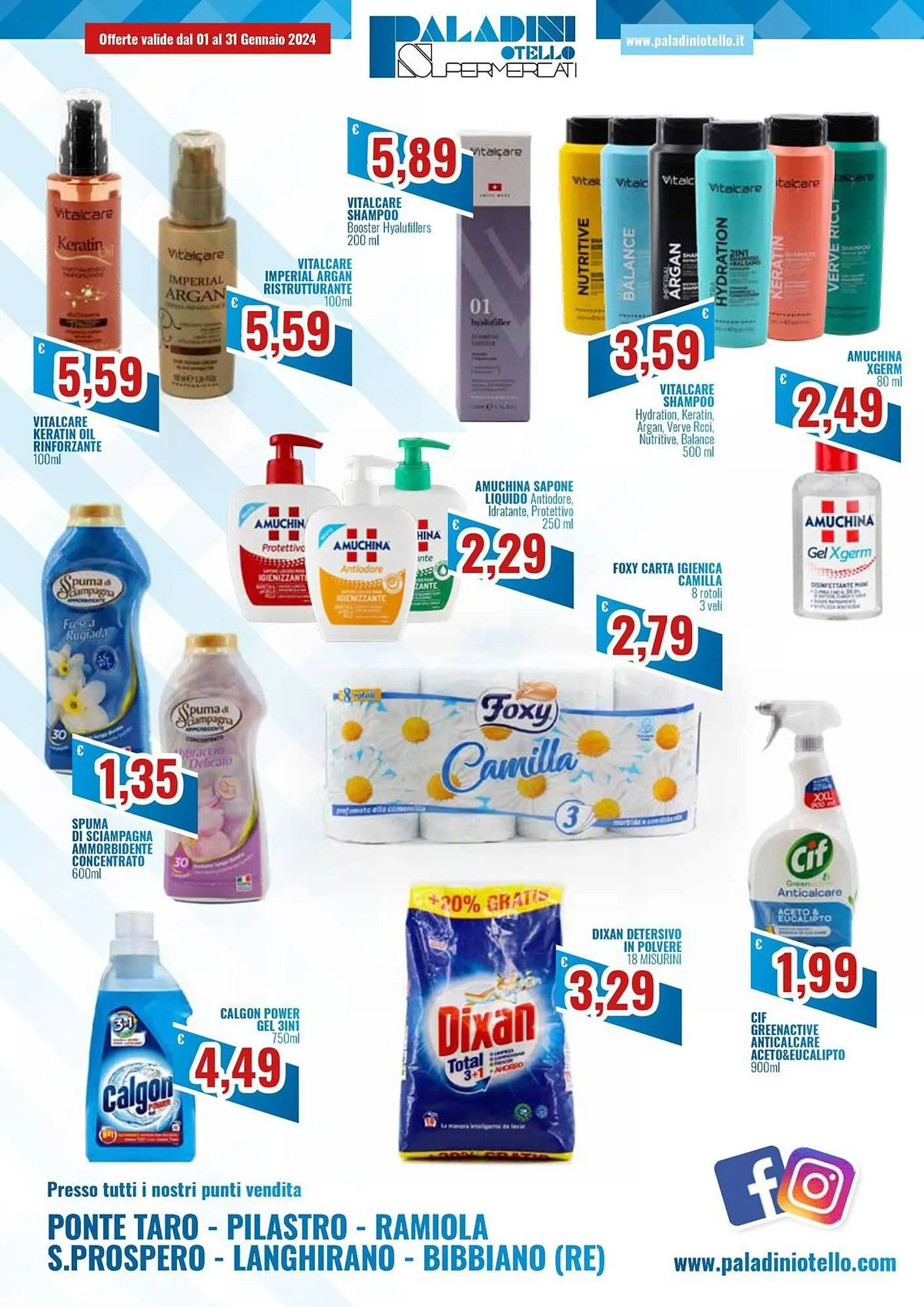 Volantino Paladini Otello Supermercato da 3 gennaio a 31 gennaio di 2024 - Pagina del volantino 6