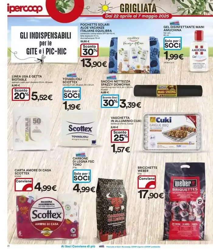 Tutto a 1€, 2€, 3€, 5€ da 22 aprile a 7 maggio di 2025 - Pagina del volantino 20