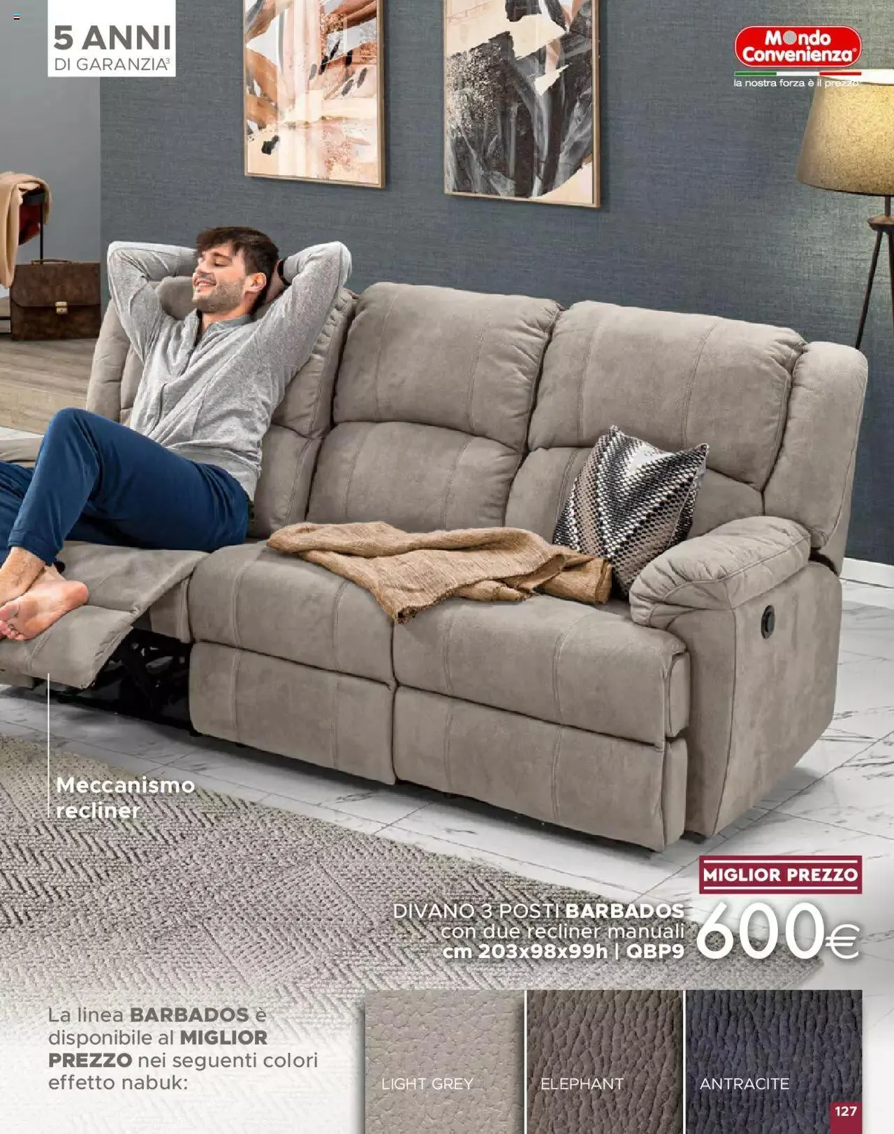 Volantino Mondo Convenienza da 1 ottobre a 31 dicembre di 2023 - Pagina del volantino 129