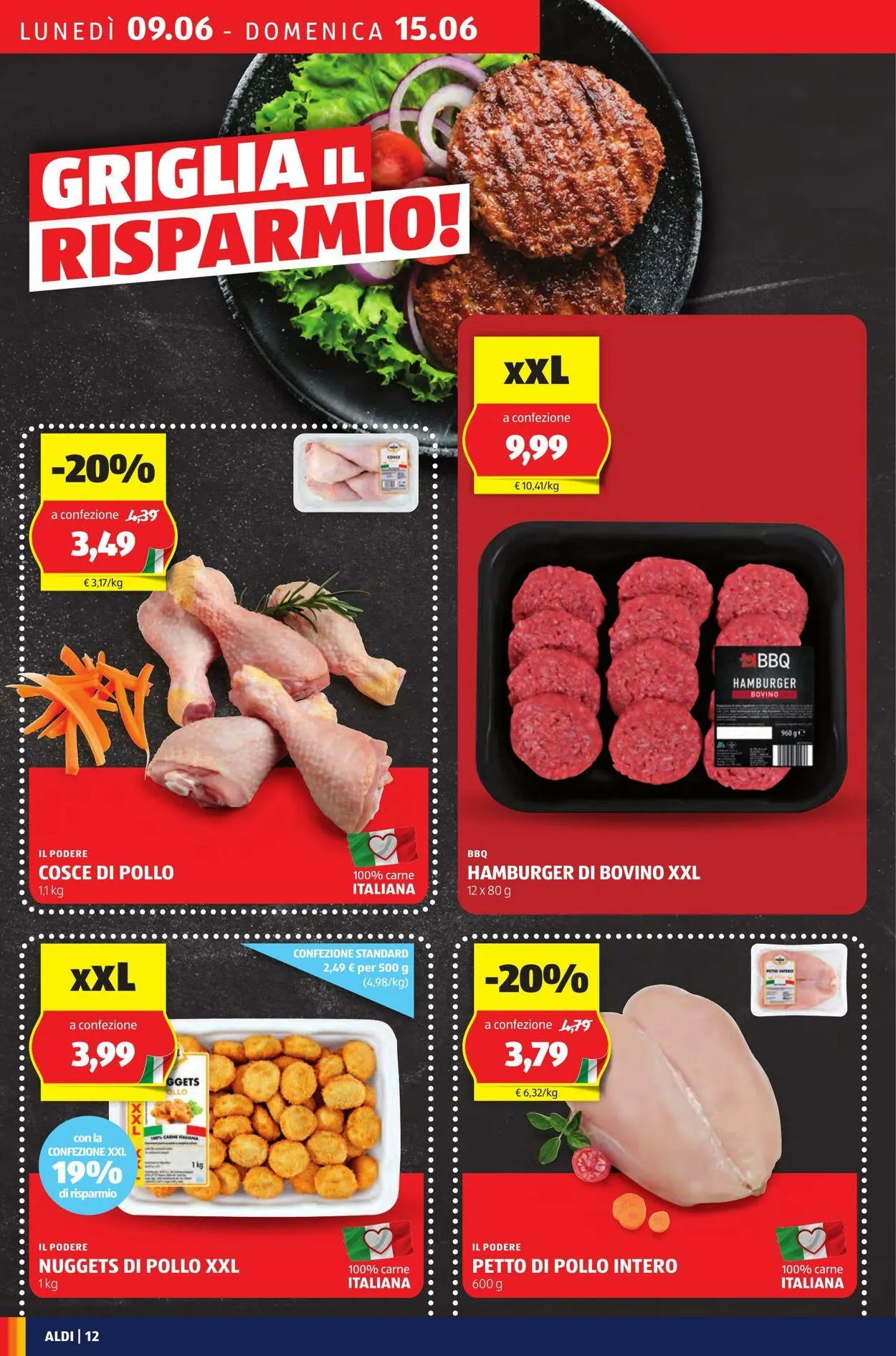 Aldi Volantino attuale da 9 giugno a 15 giugno di 2025 - Pagina del volantino 12