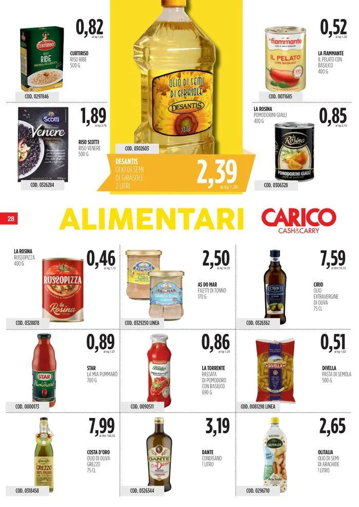 Carico Cash & Carry  da 1 agosto a 15 agosto di 2024 - Pagina del volantino 28