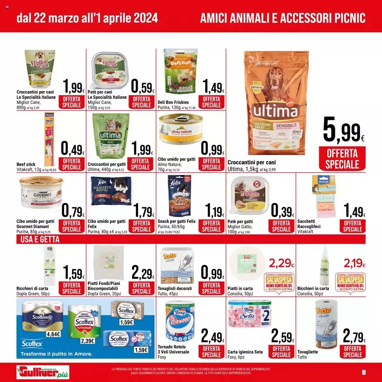 Volantino Gulliver da 22 marzo a 1 aprile di 2024 - Pagina del volantino 19