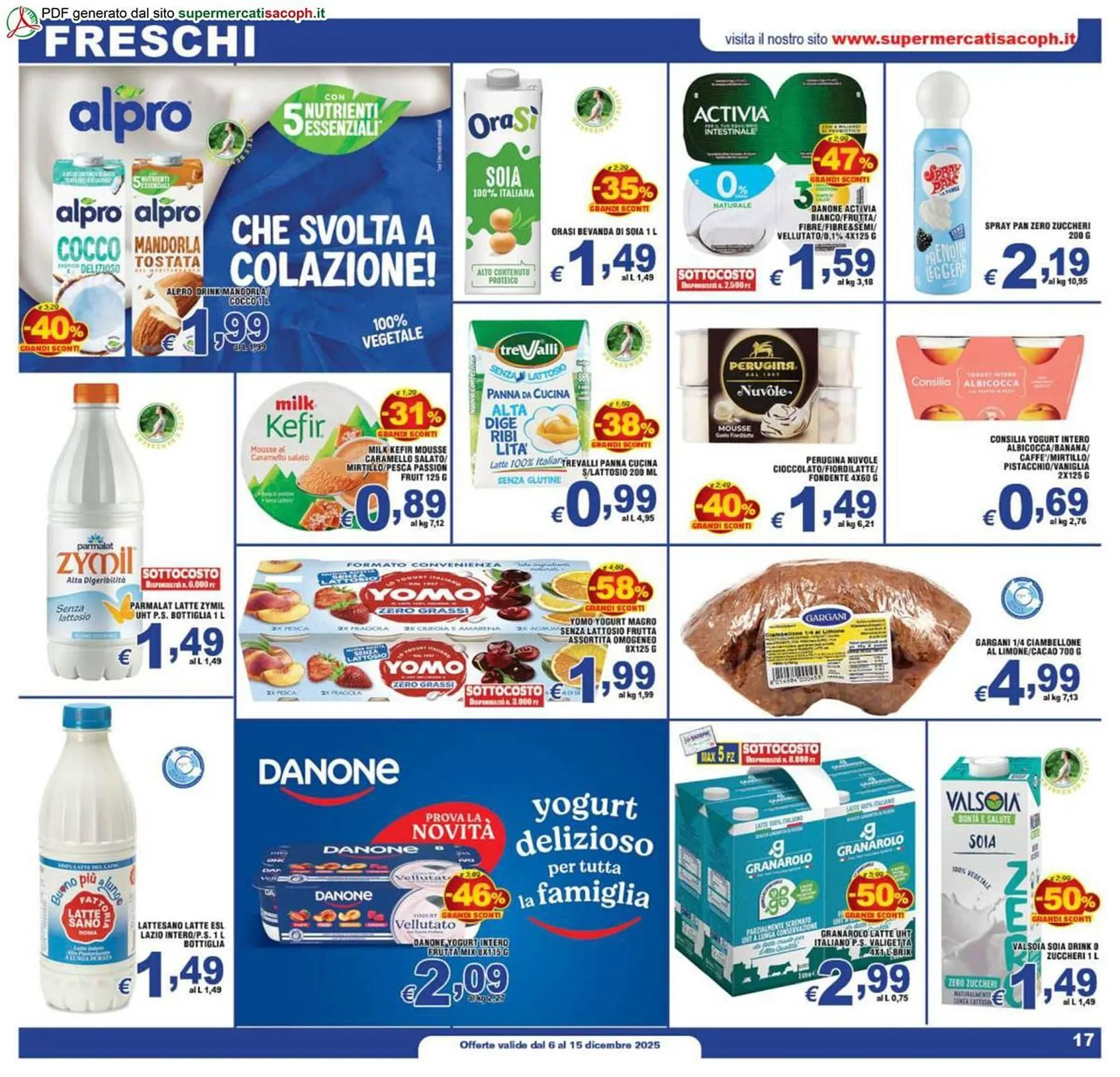 Volantino Sacoph da 6 dicembre a 15 dicembre di 2025 - Pagina del volantino 17