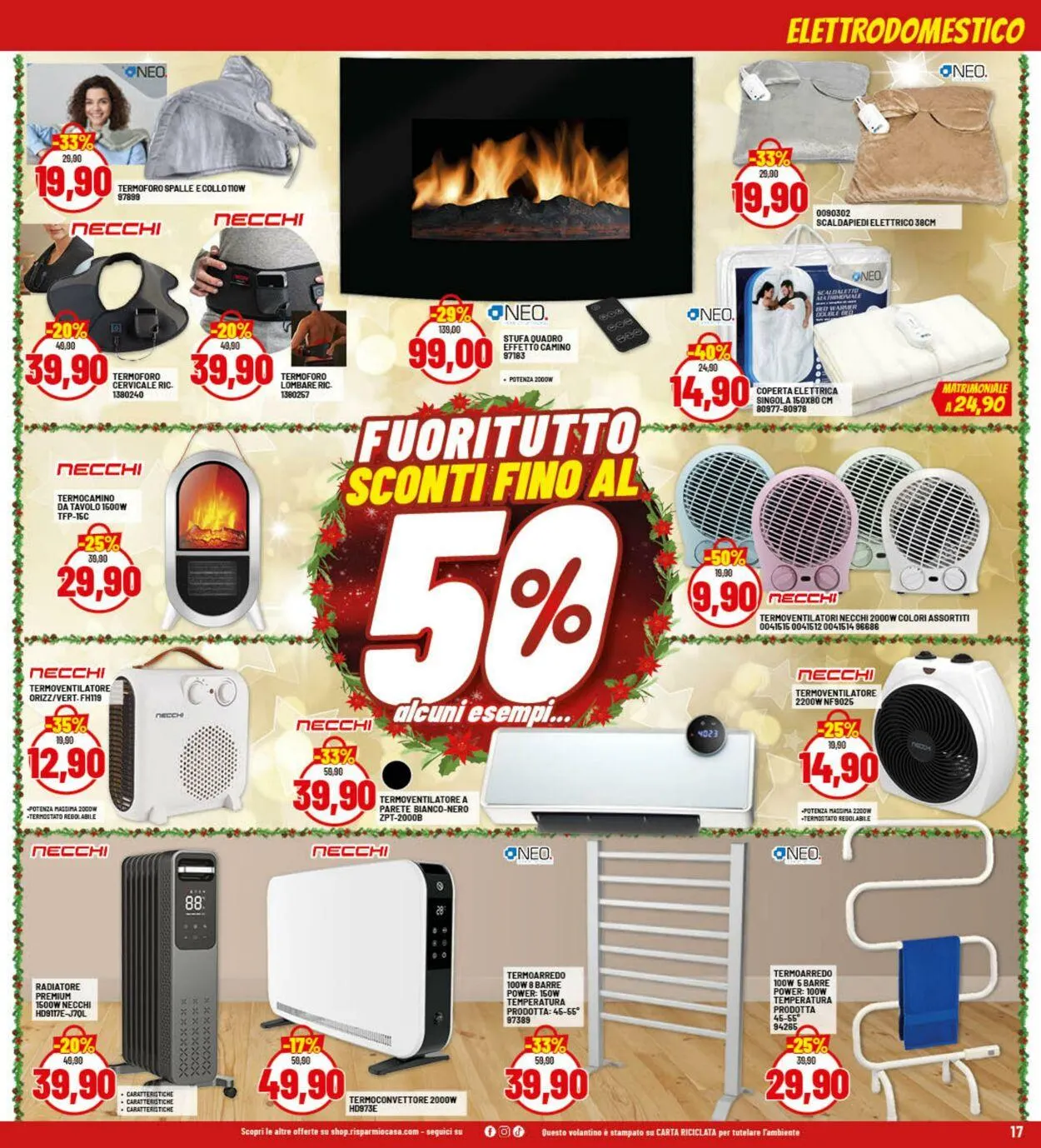 Risparmio Casa Volantino attuale da 22 dicembre a 4 gennaio di 2026 - Pagina del volantino 17