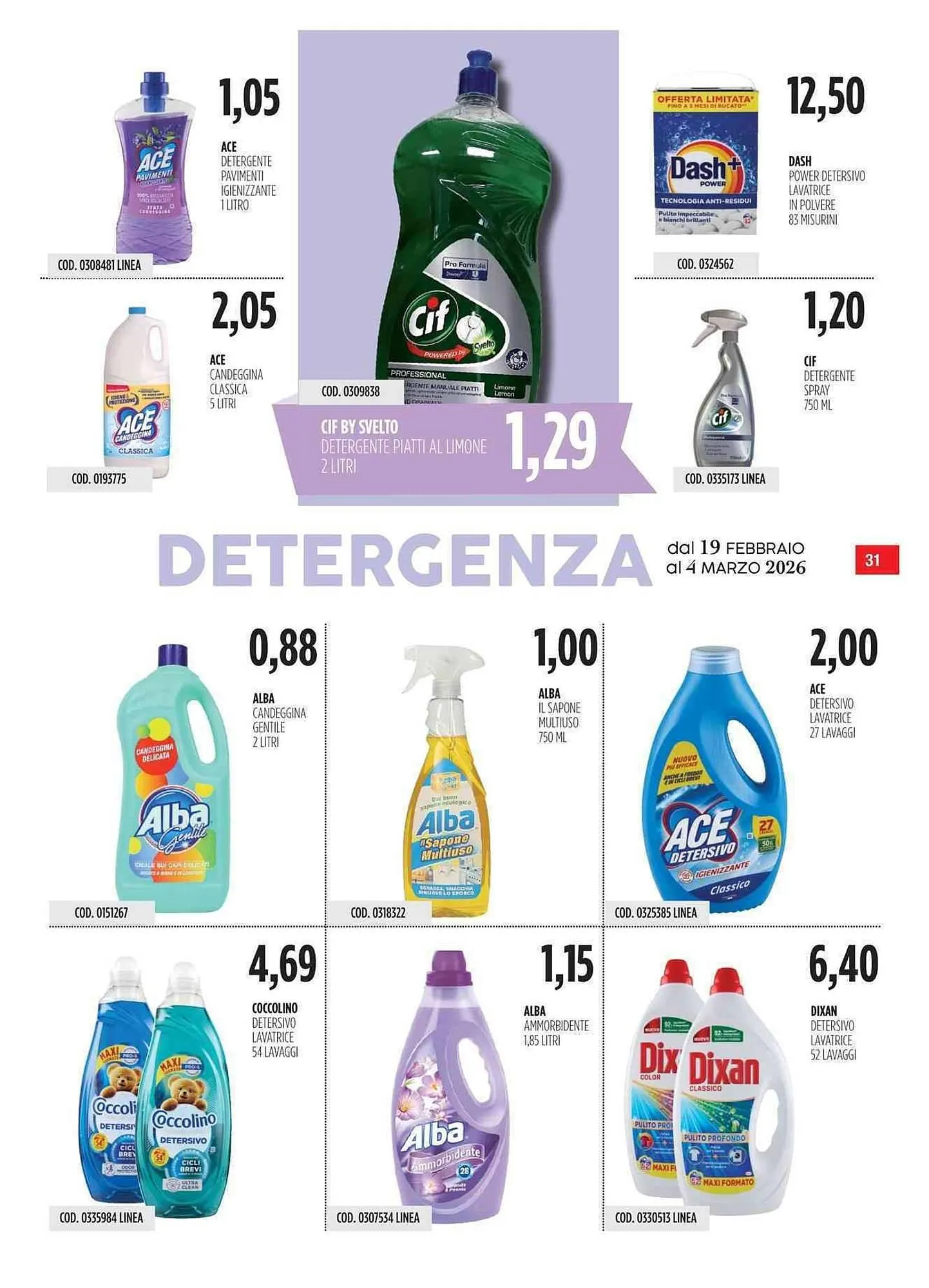 Volantino Carico Cash & Carry da 19 febbraio a 4 marzo di 2026 - Pagina del volantino 31