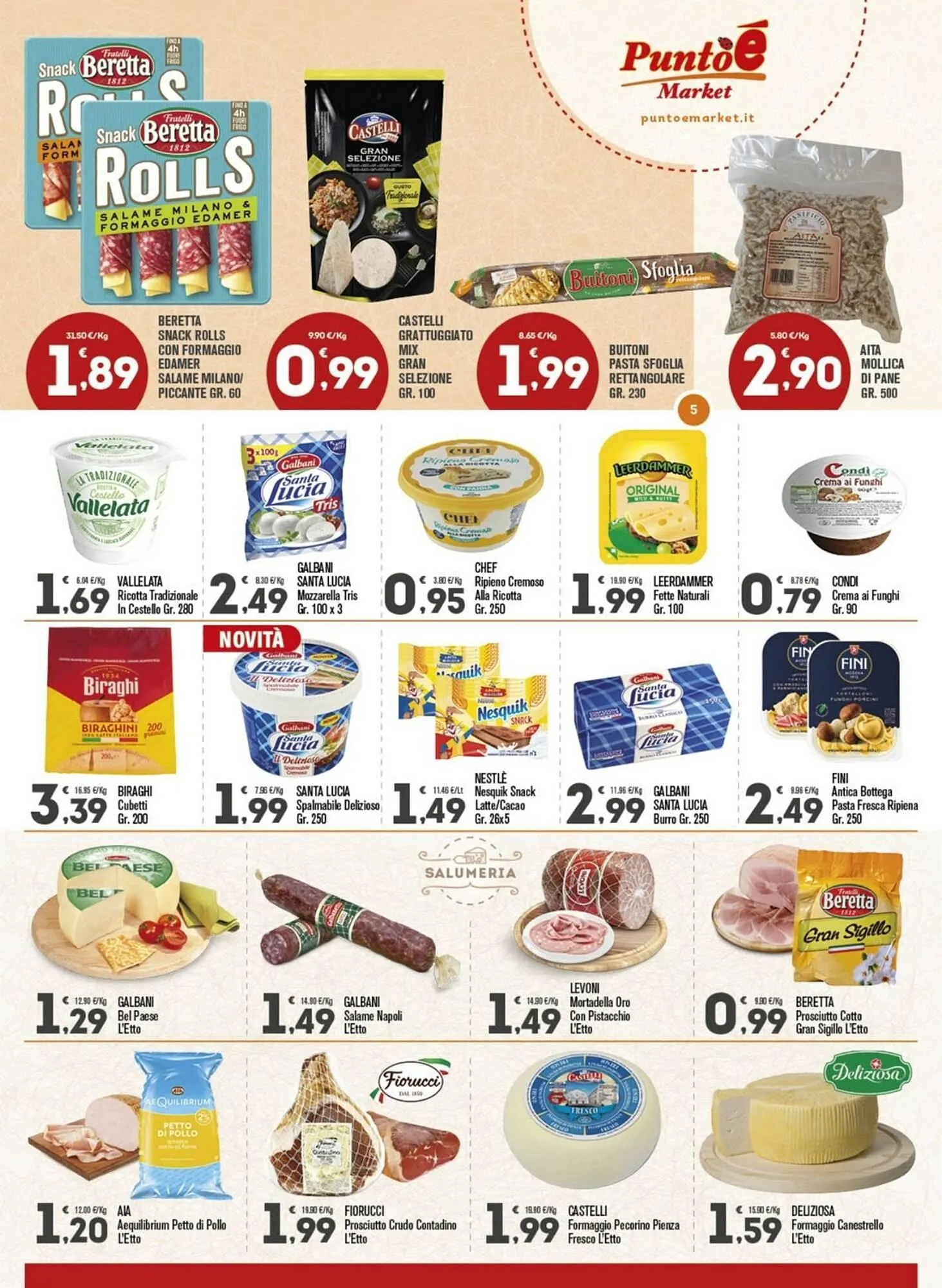 Volantino Punto é market da 24 novembre a 7 dicembre di 2025 - Pagina del volantino 5