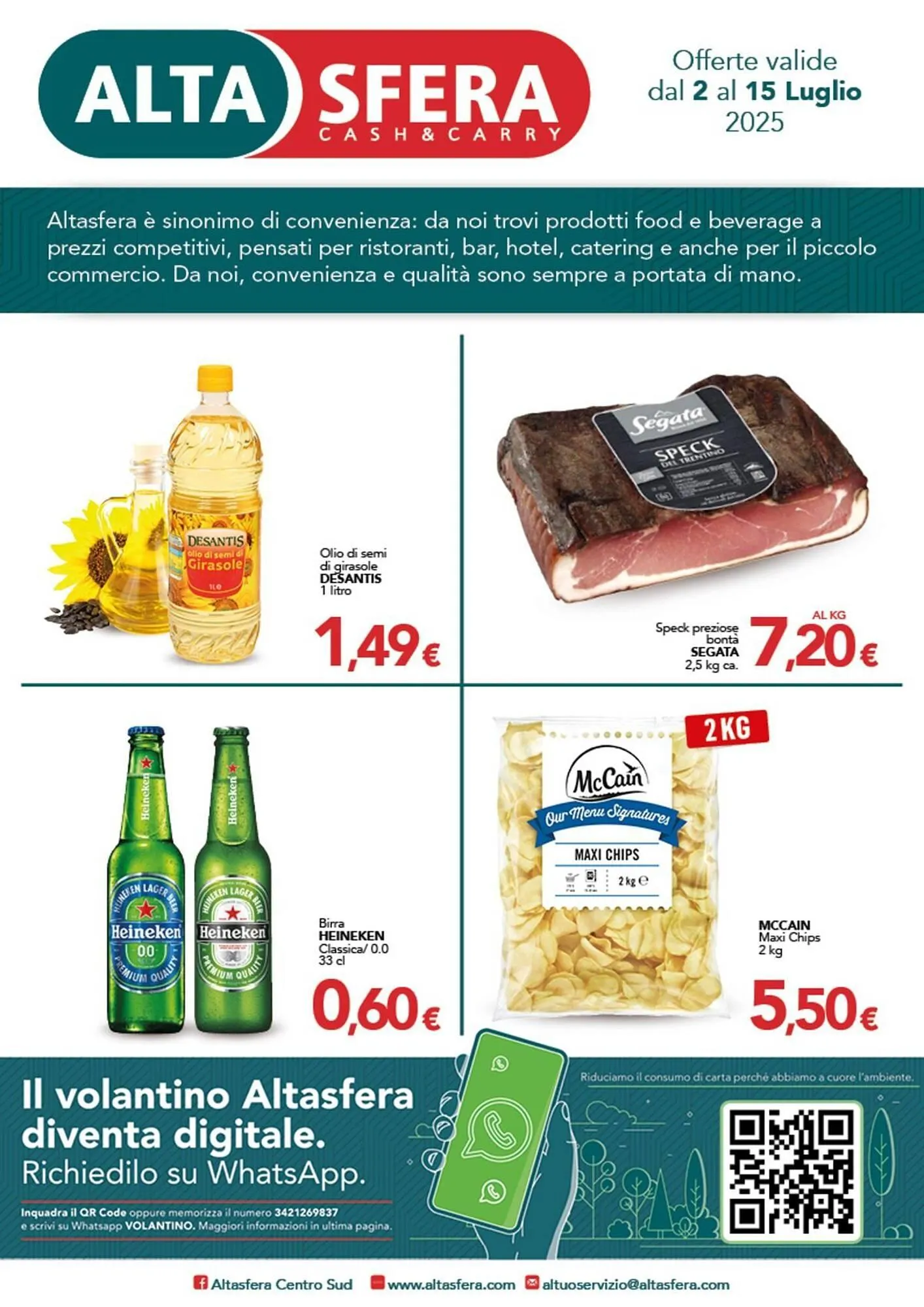 Volantino Altasfera da 2 luglio a 15 luglio di 2025 - Pagina del volantino 1